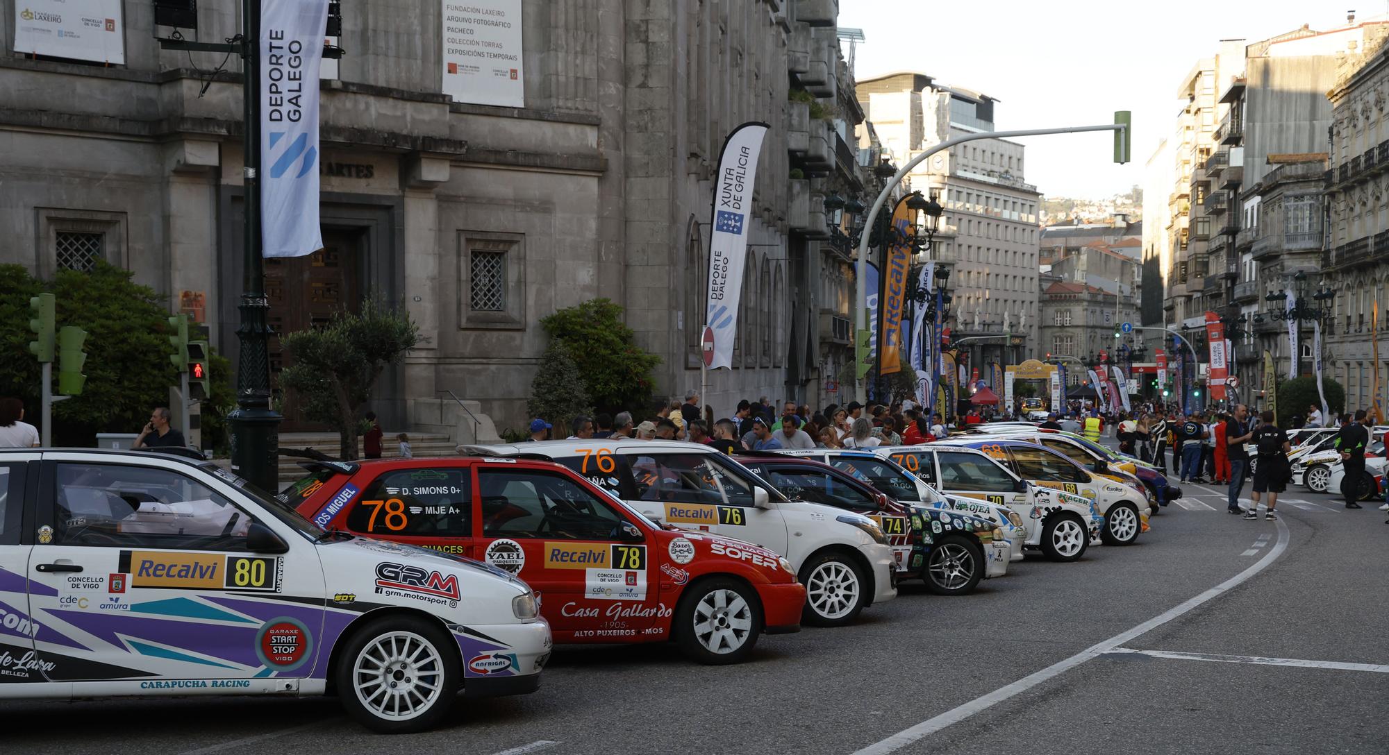 La fiebre del Rallye Recalvi Rías Baixas rompe los termómetros