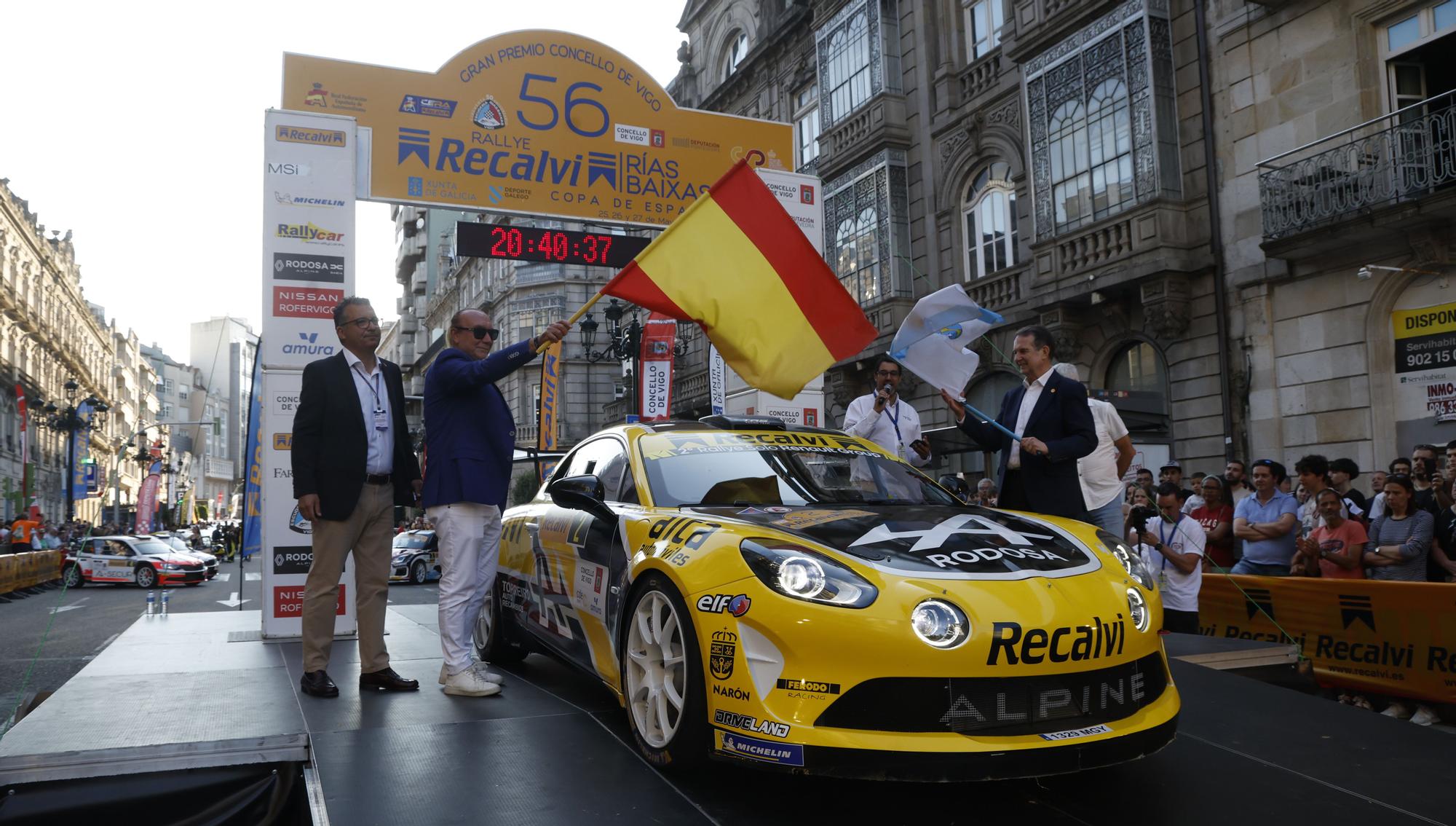 La fiebre del Rallye Recalvi Rías Baixas rompe los termómetros