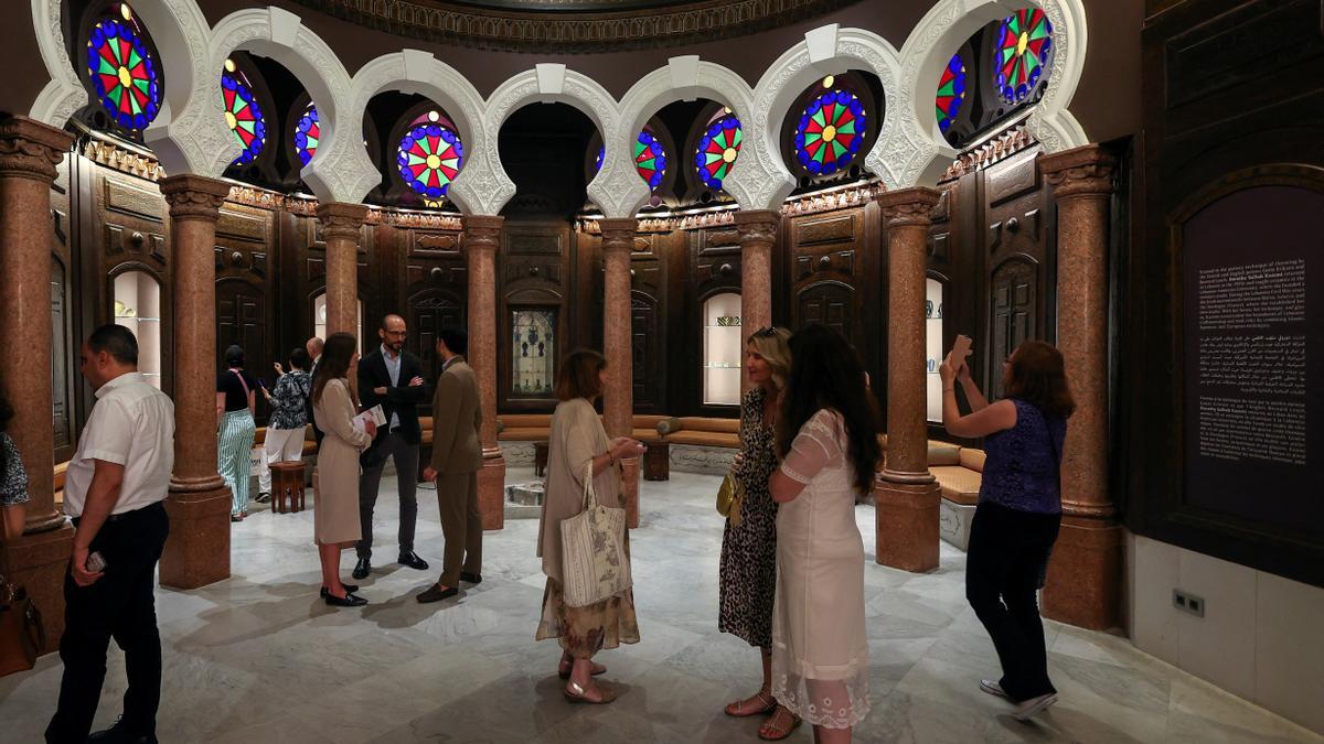 Imagen de la reapertura del Sursock Museum en Beirut.