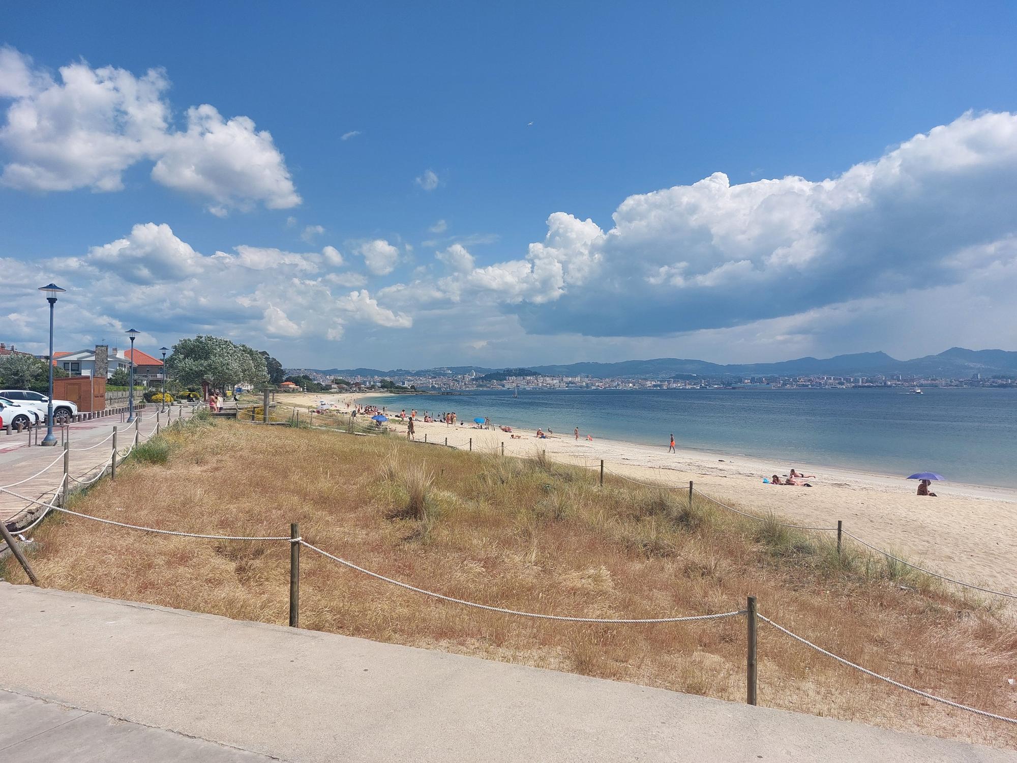 Comienza el cambio del paseo de Rodeira, en Cangas