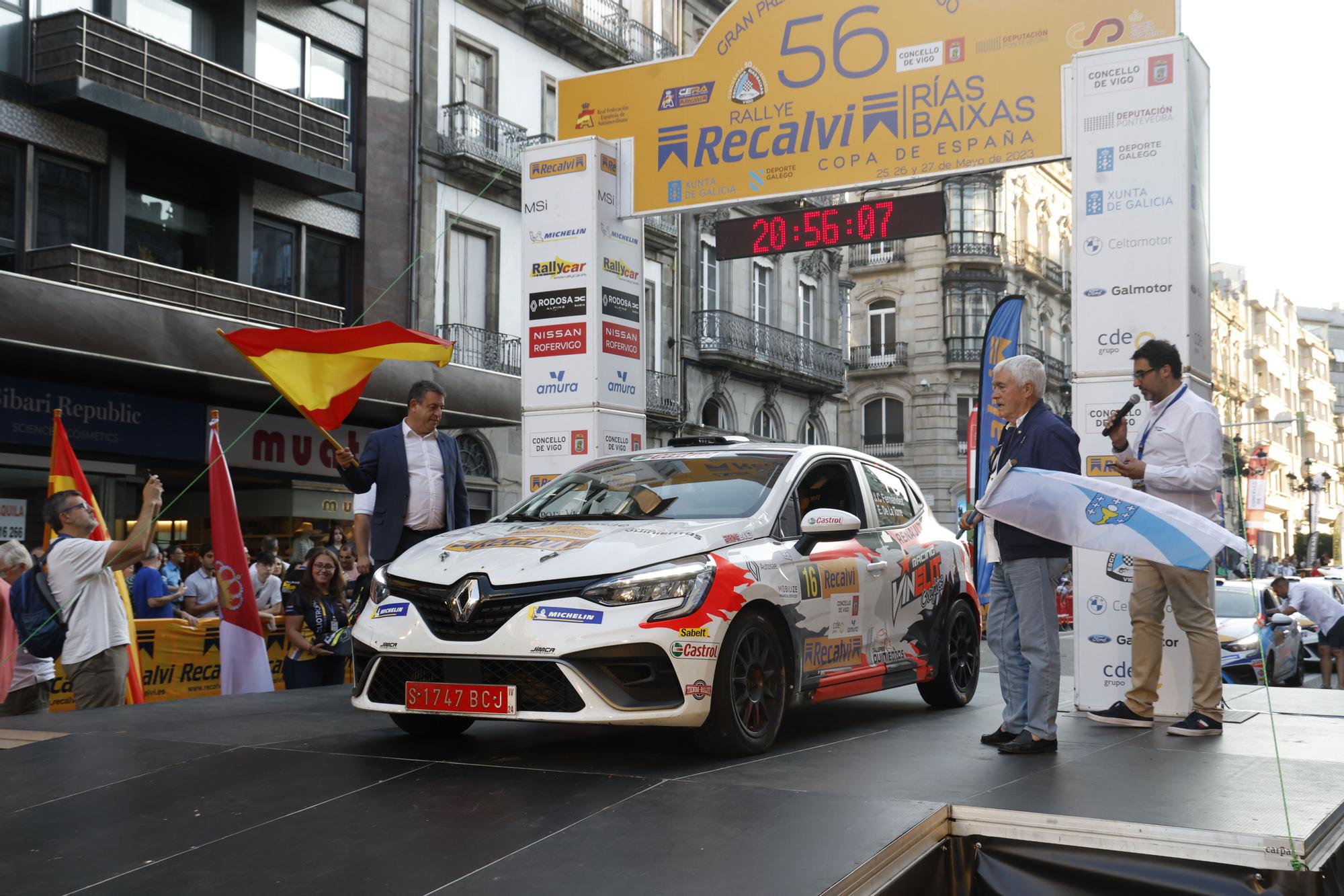 La fiebre del Rallye Recalvi Rías Baixas rompe los termómetros