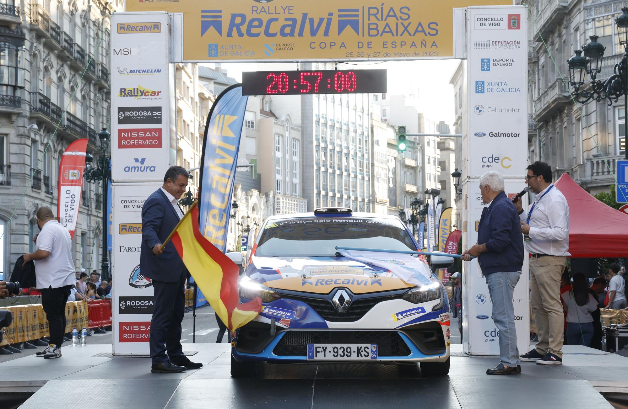 La fiebre del Rallye Recalvi Rías Baixas rompe los termómetros