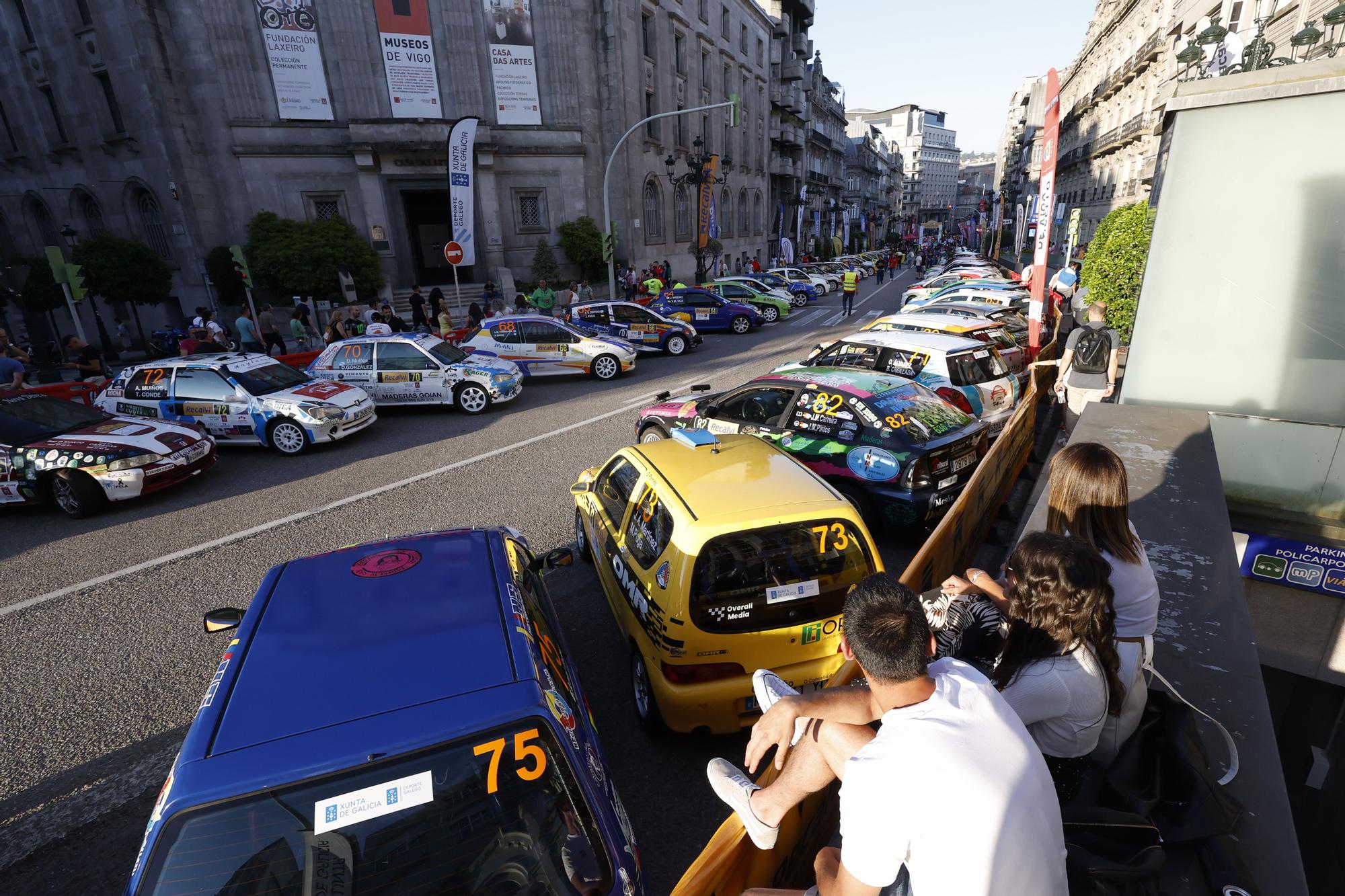 La fiebre del Rallye Recalvi Rías Baixas rompe los termómetros