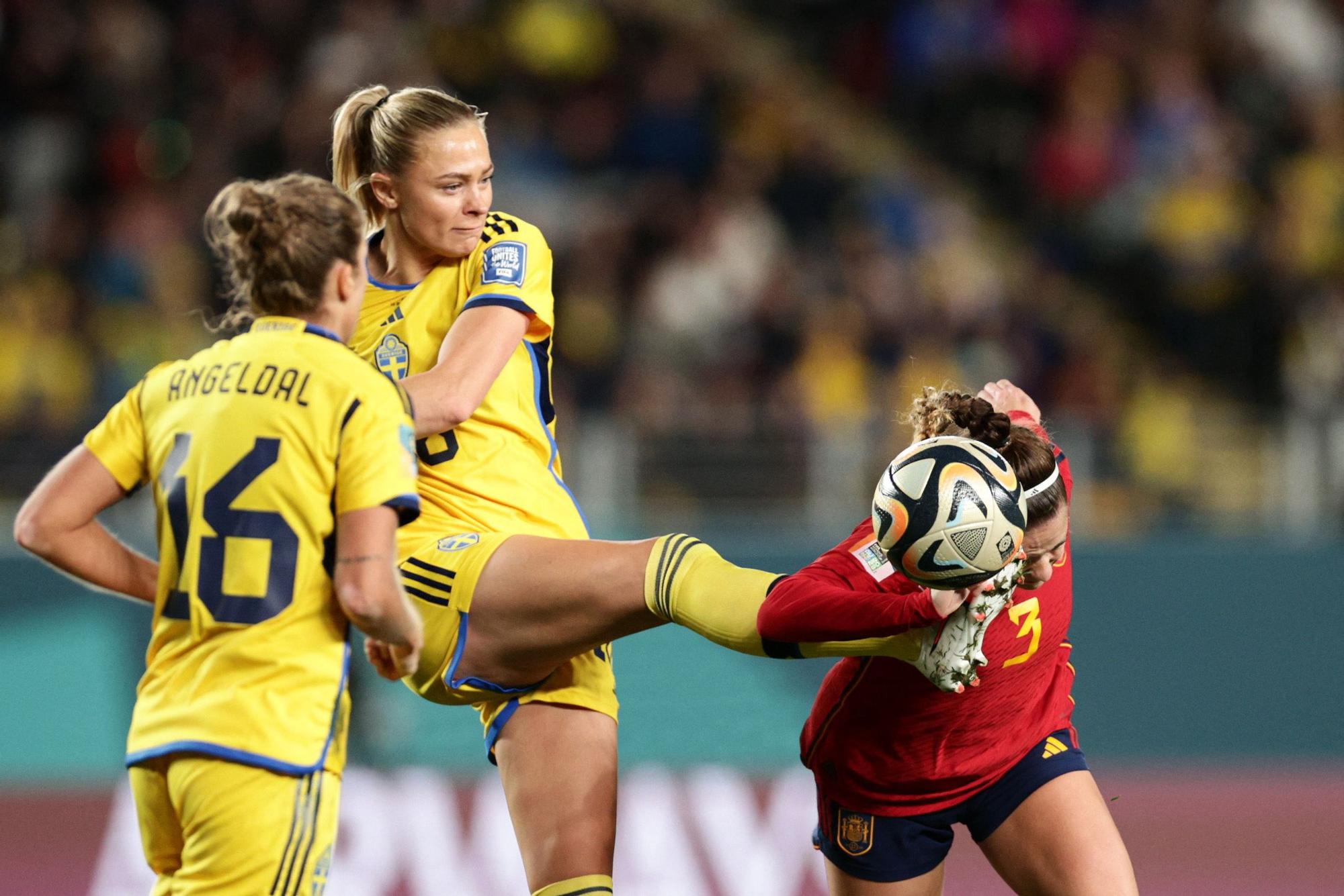 La gallega Teresa Abelleira, en la final del Mundial femenino de fútbol