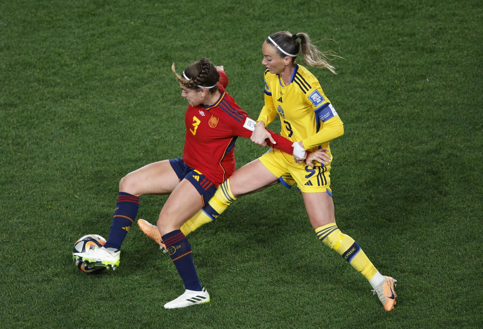 La gallega Teresa Abelleira, en la final del Mundial femenino de fútbol