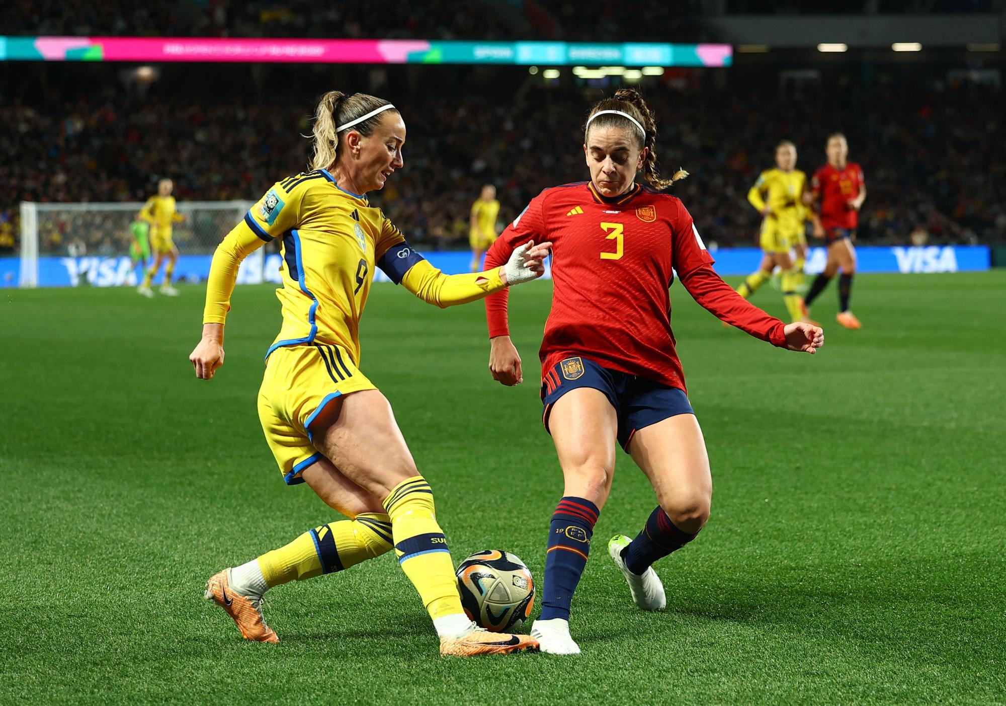 La gallega Teresa Abelleira, en la final del Mundial femenino de fútbol