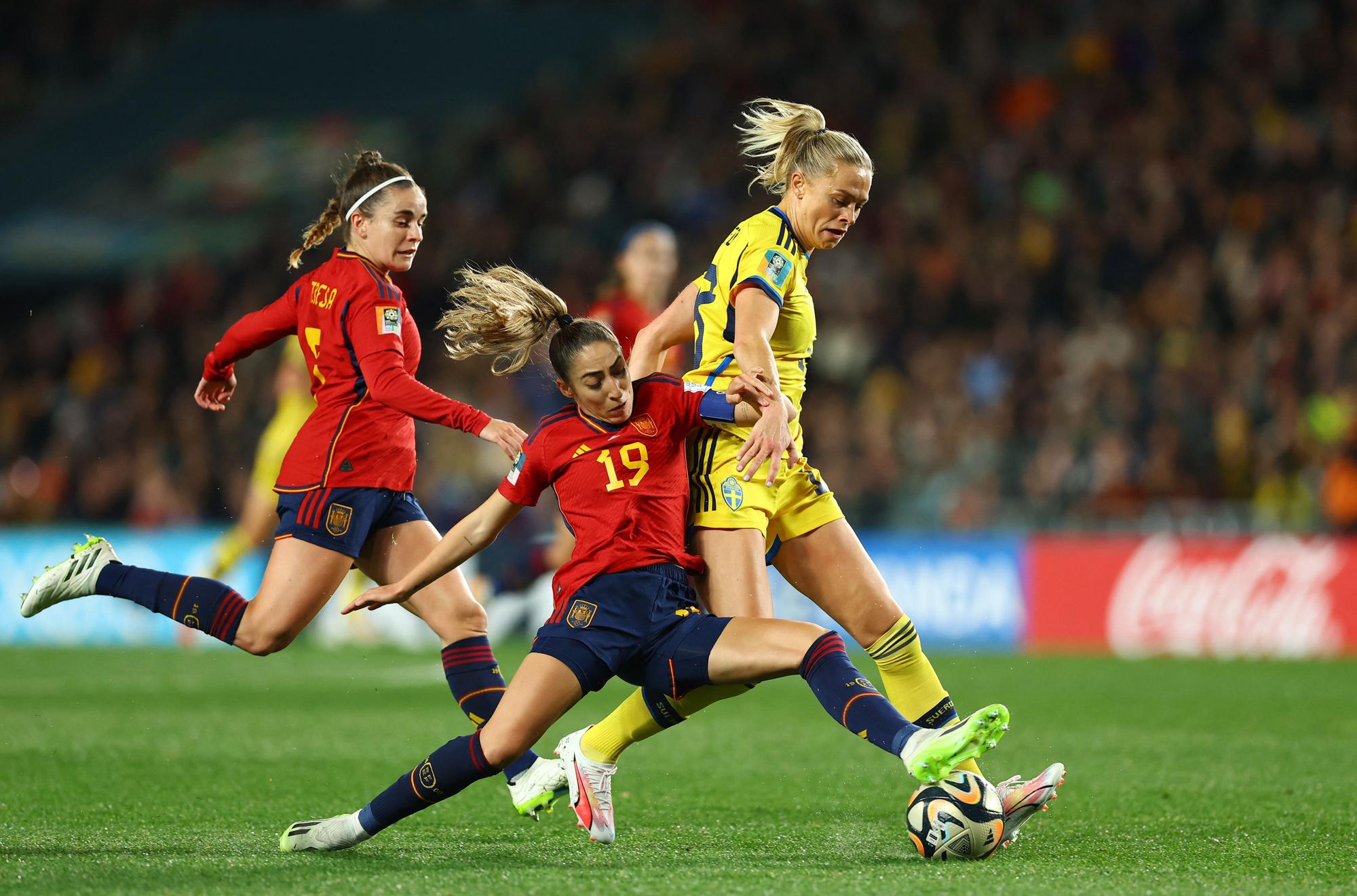 La gallega Teresa Abelleira, en la final del Mundial femenino de fútbol