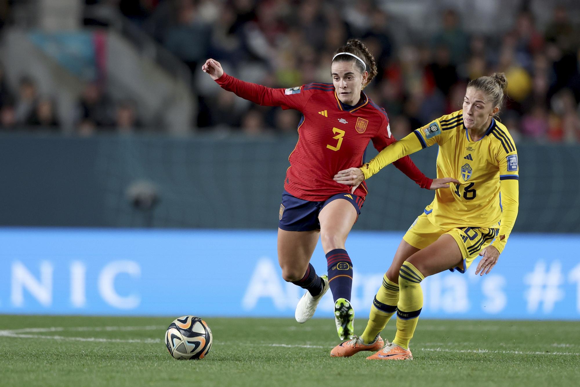 La gallega Teresa Abelleira, en la final del Mundial femenino de fútbol