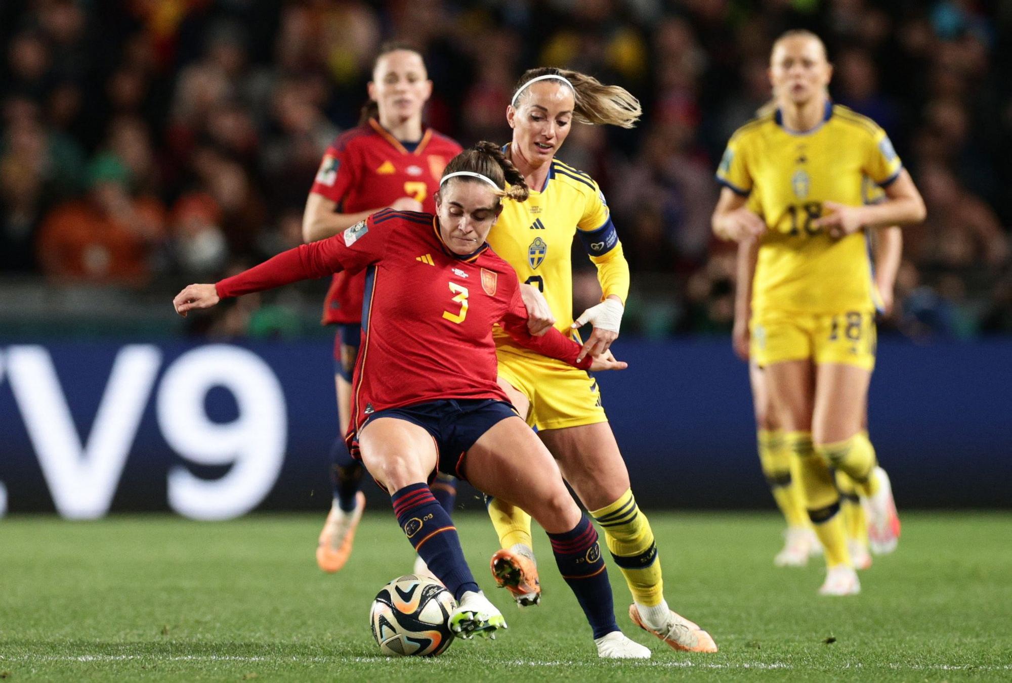 La gallega Teresa Abelleira, en la final del Mundial femenino de fútbol