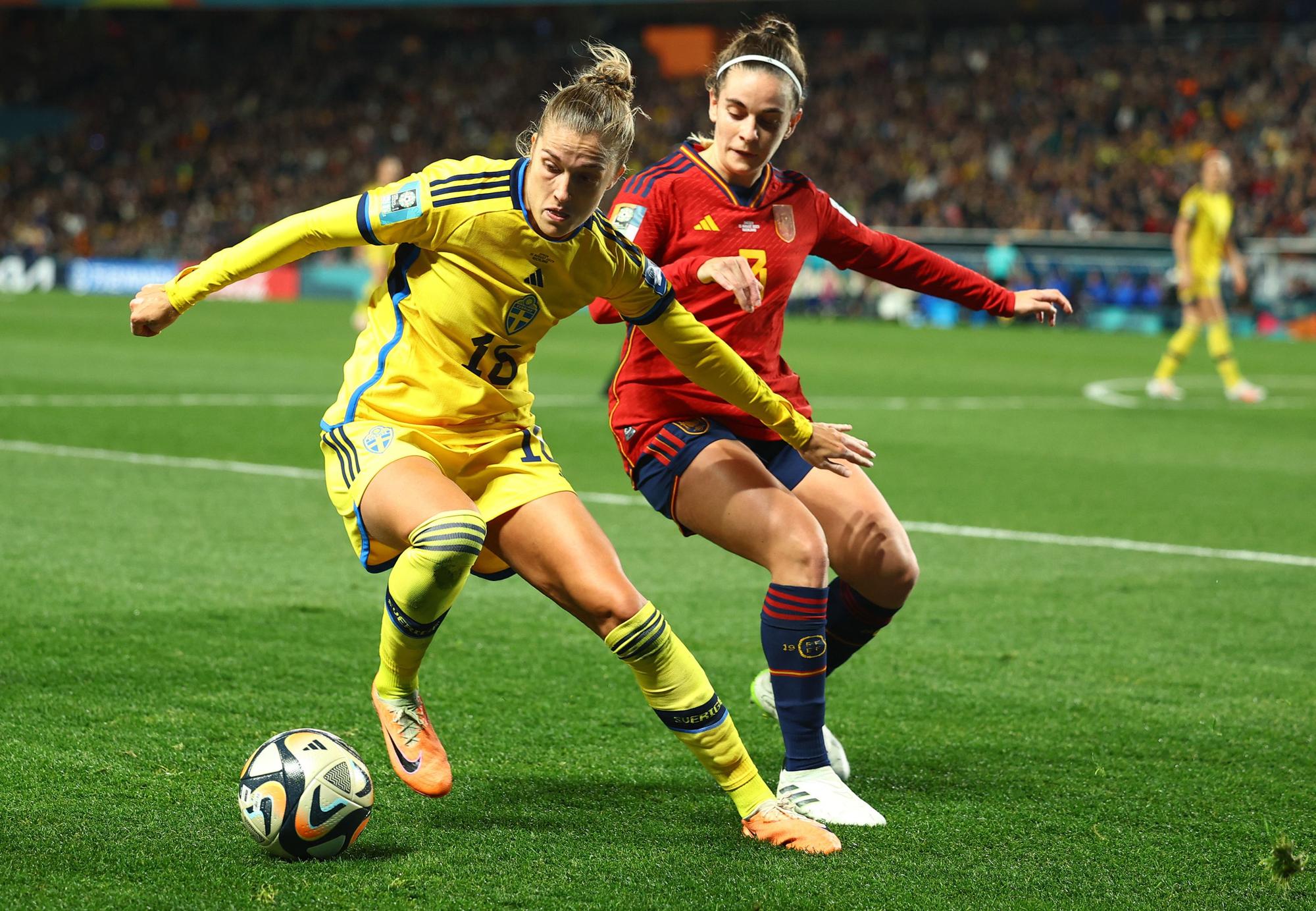 La gallega Teresa Abelleira, en la final del Mundial femenino de fútbol