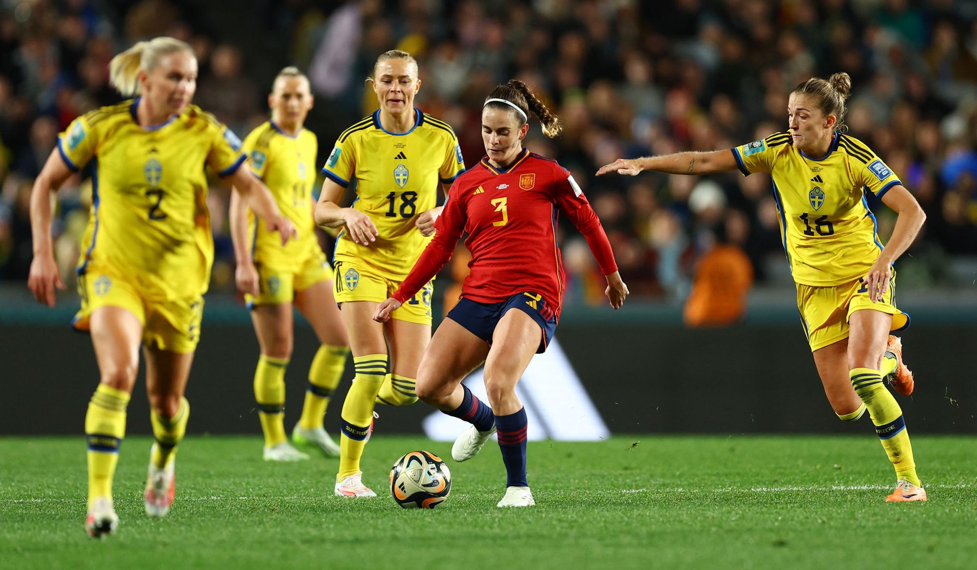 La gallega Teresa Abelleira, en la final del Mundial femenino de fútbol