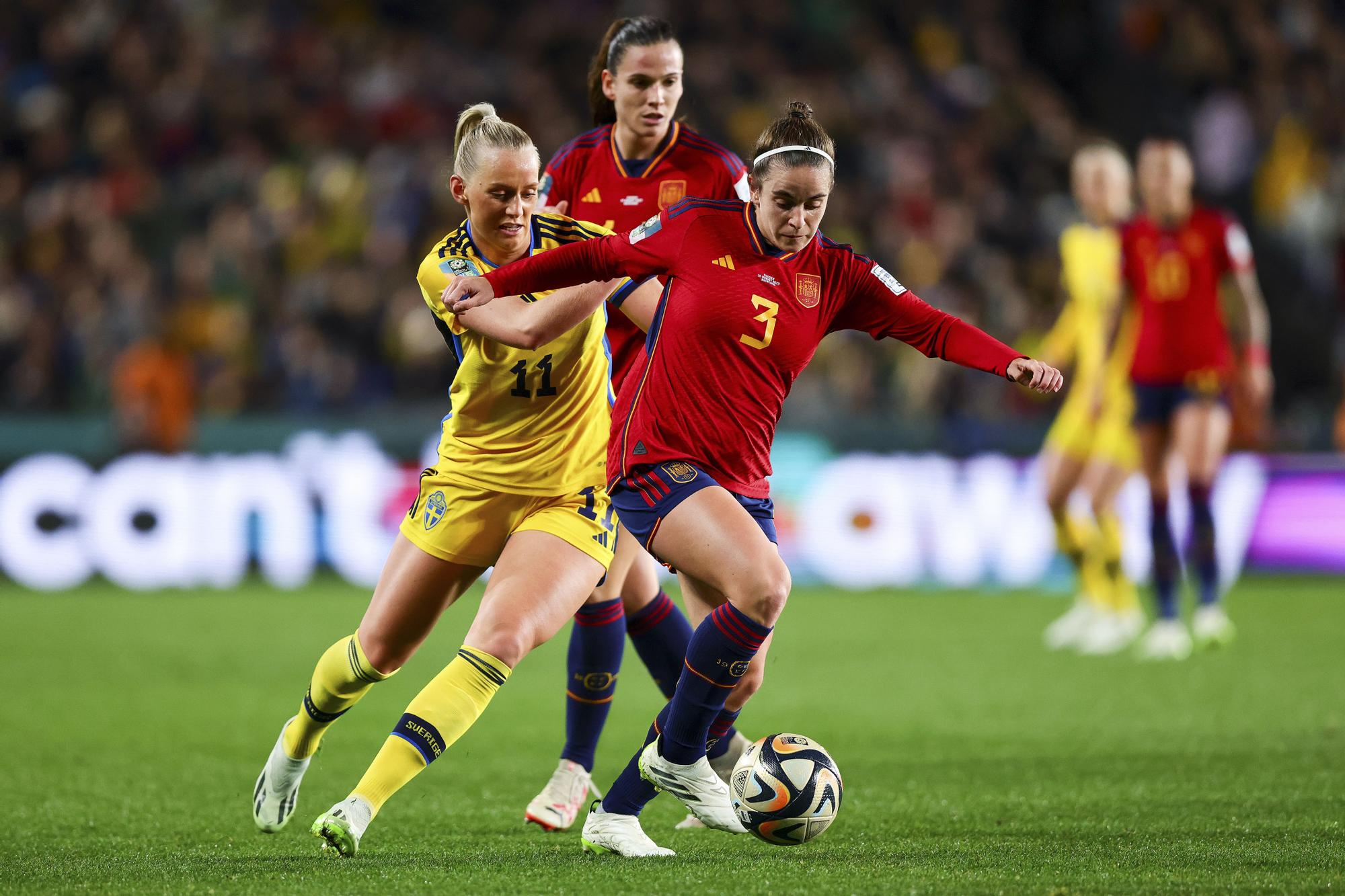 La gallega Teresa Abelleira, en la final del Mundial femenino de fútbol