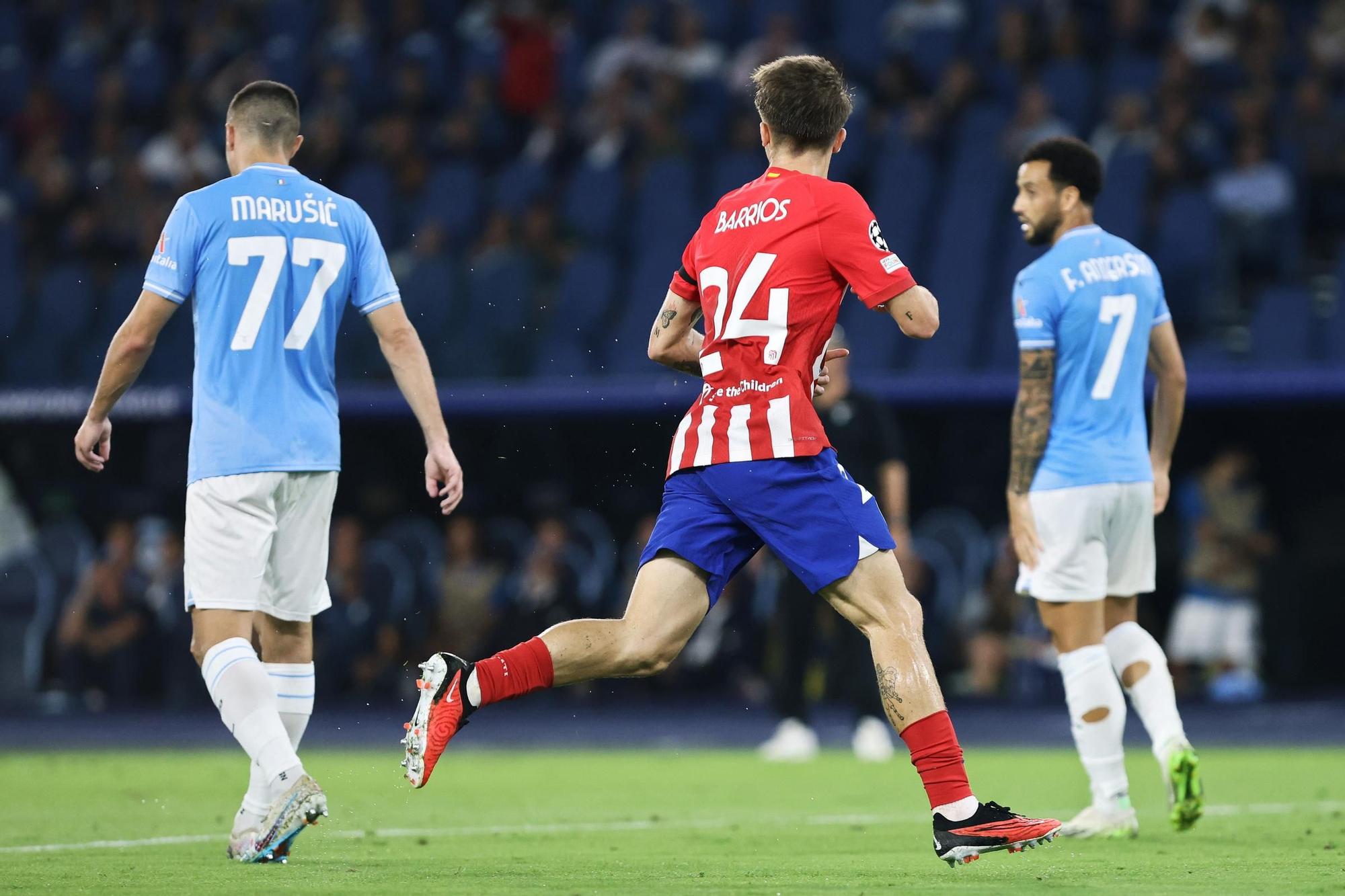 Champions League | Lazio - Atlético de Madrid, en imágenes