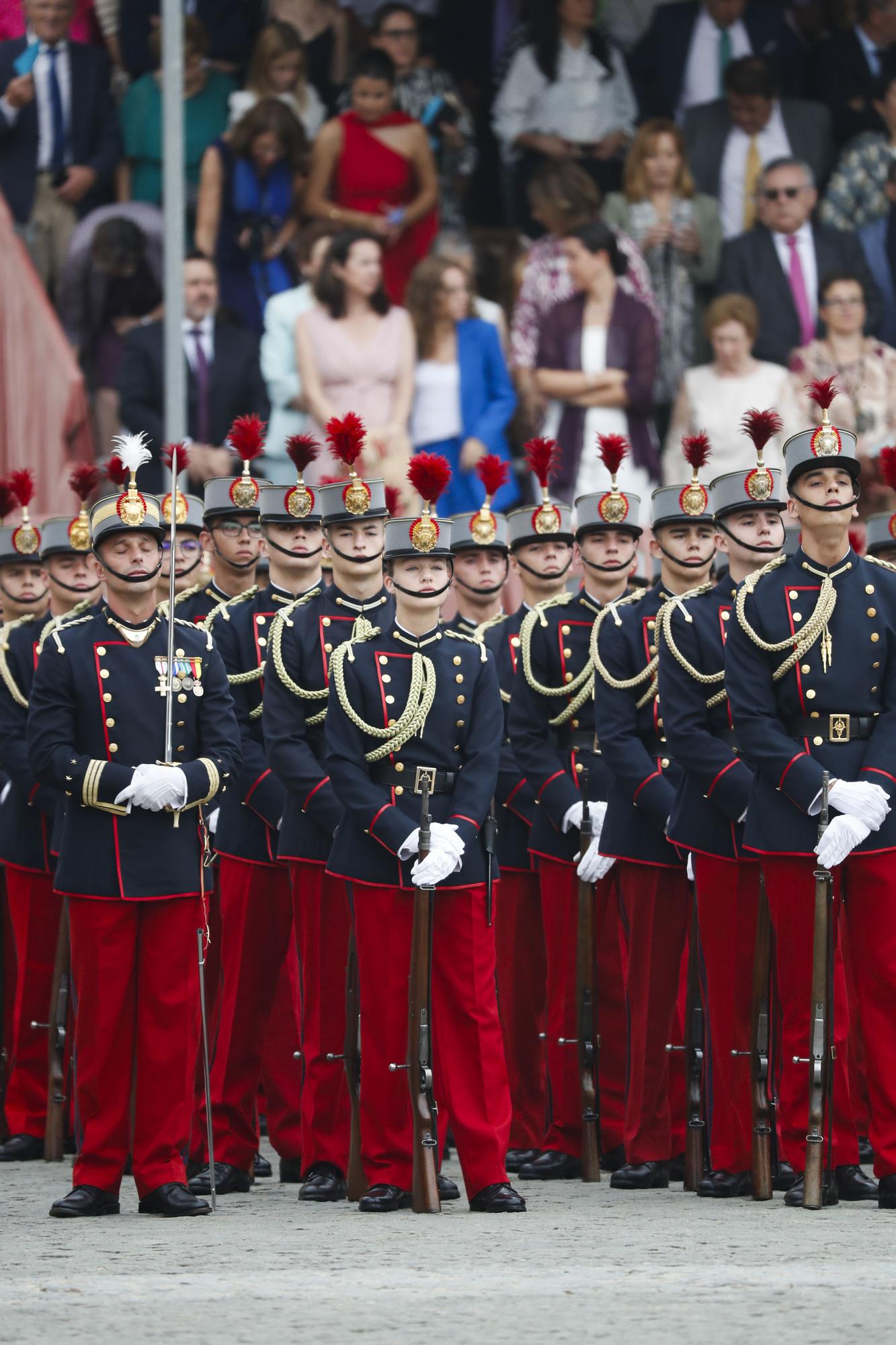 La princesa de Asturias, Leonor, jura bandera en Zaragoza