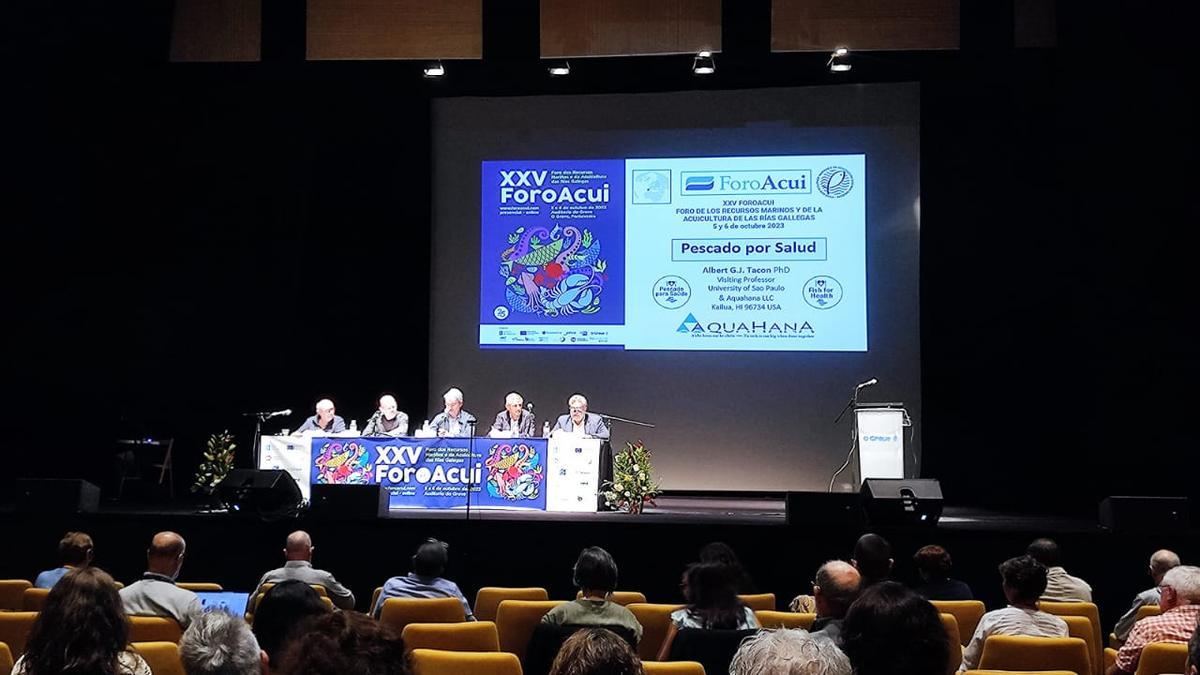 El Foro de los Recursos Marinos y la Acuicultura de las Rías Gallegas (Foro Acui), en el Auditorio de Monte da Vila.