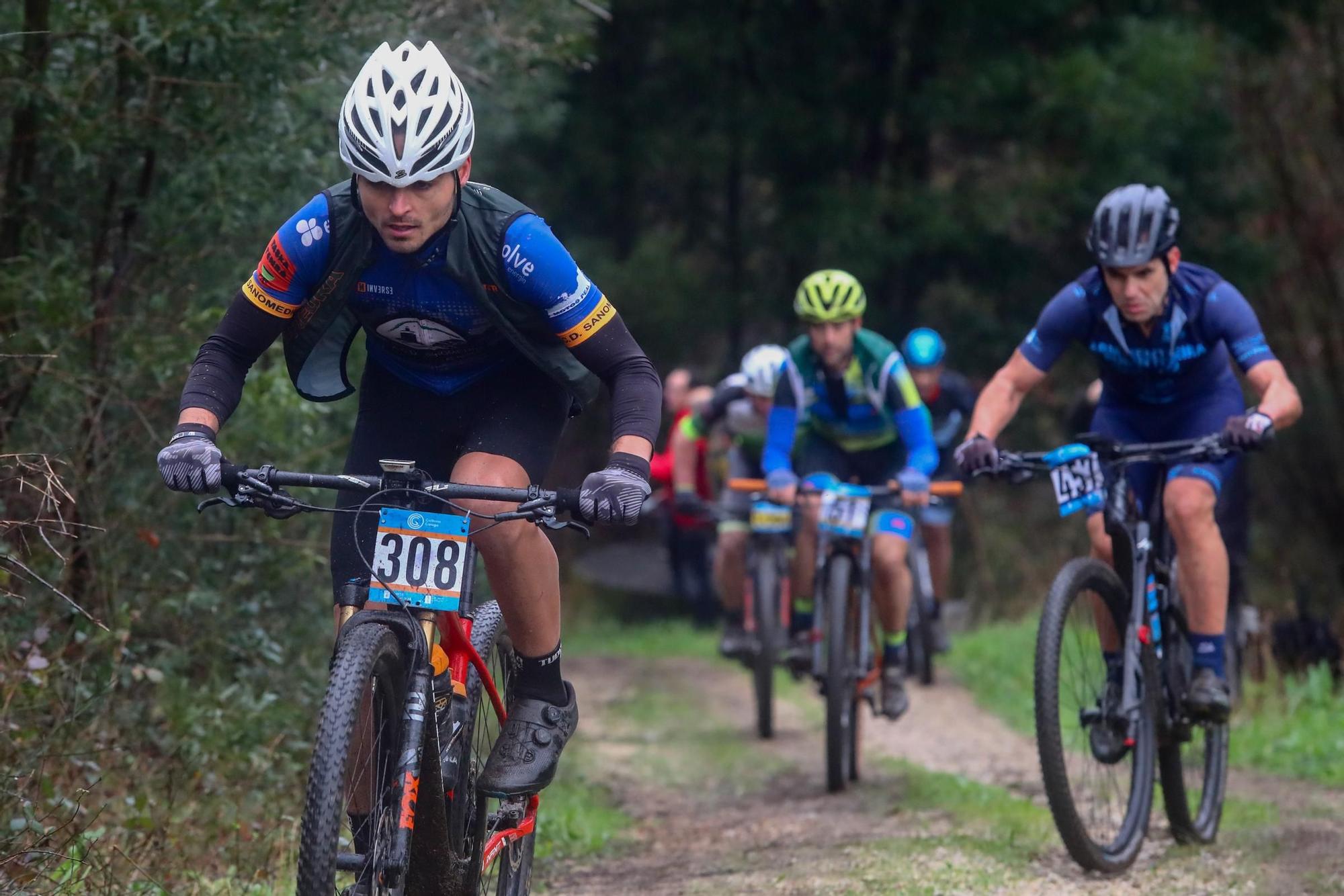 El monte Xiabre se convierte en el paraíso de la bicicleta de montaña