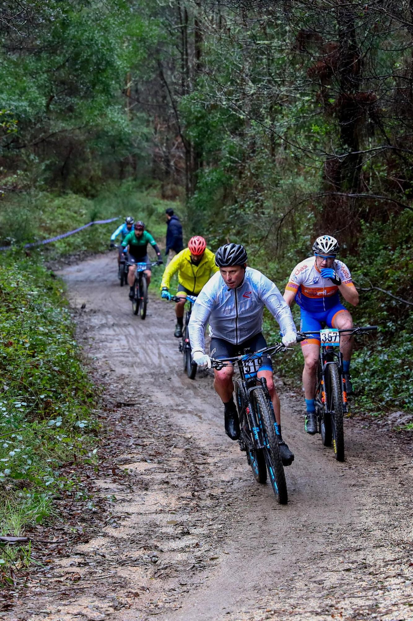 El monte Xiabre se convierte en el paraíso de la bicicleta de montaña