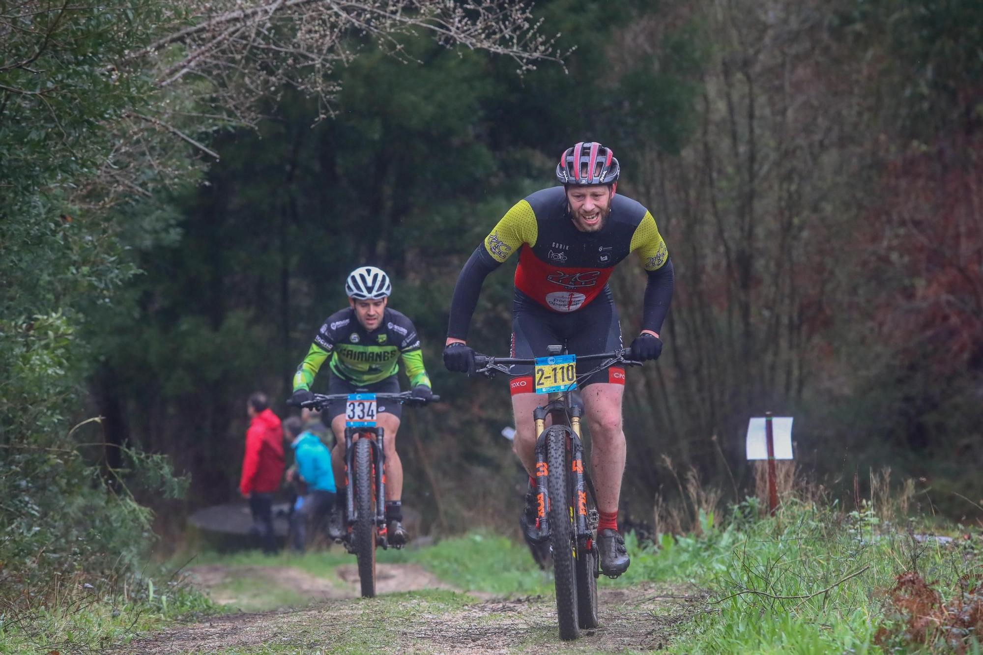 El monte Xiabre se convierte en el paraíso de la bicicleta de montaña