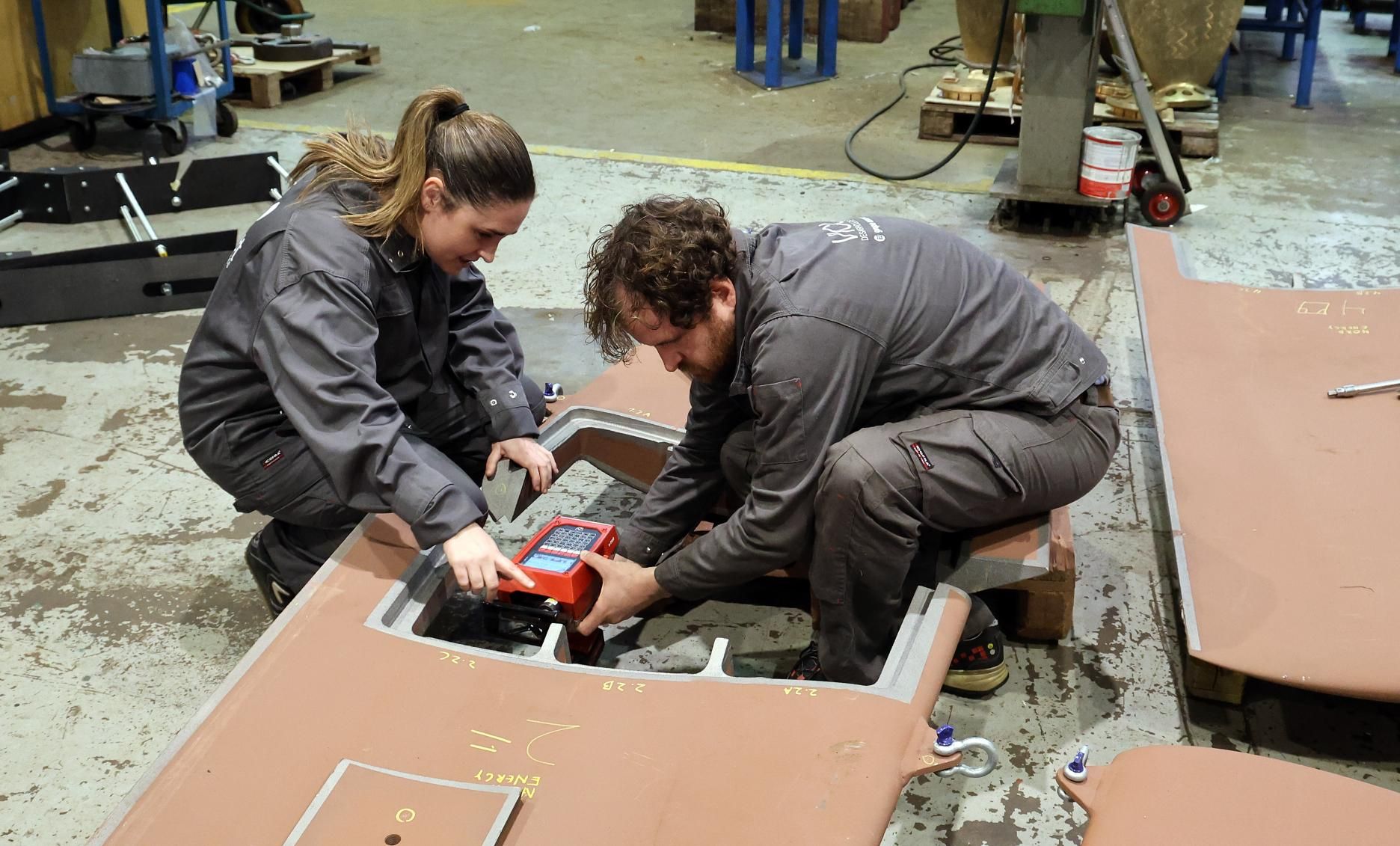 El muelle de reparaciones de Mecanasa, en Bouzas