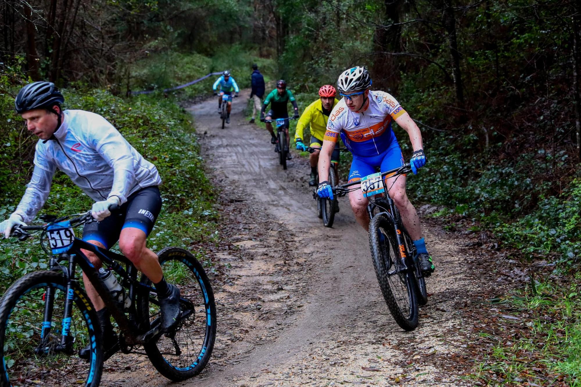 El monte Xiabre se convierte en el paraíso de la bicicleta de montaña