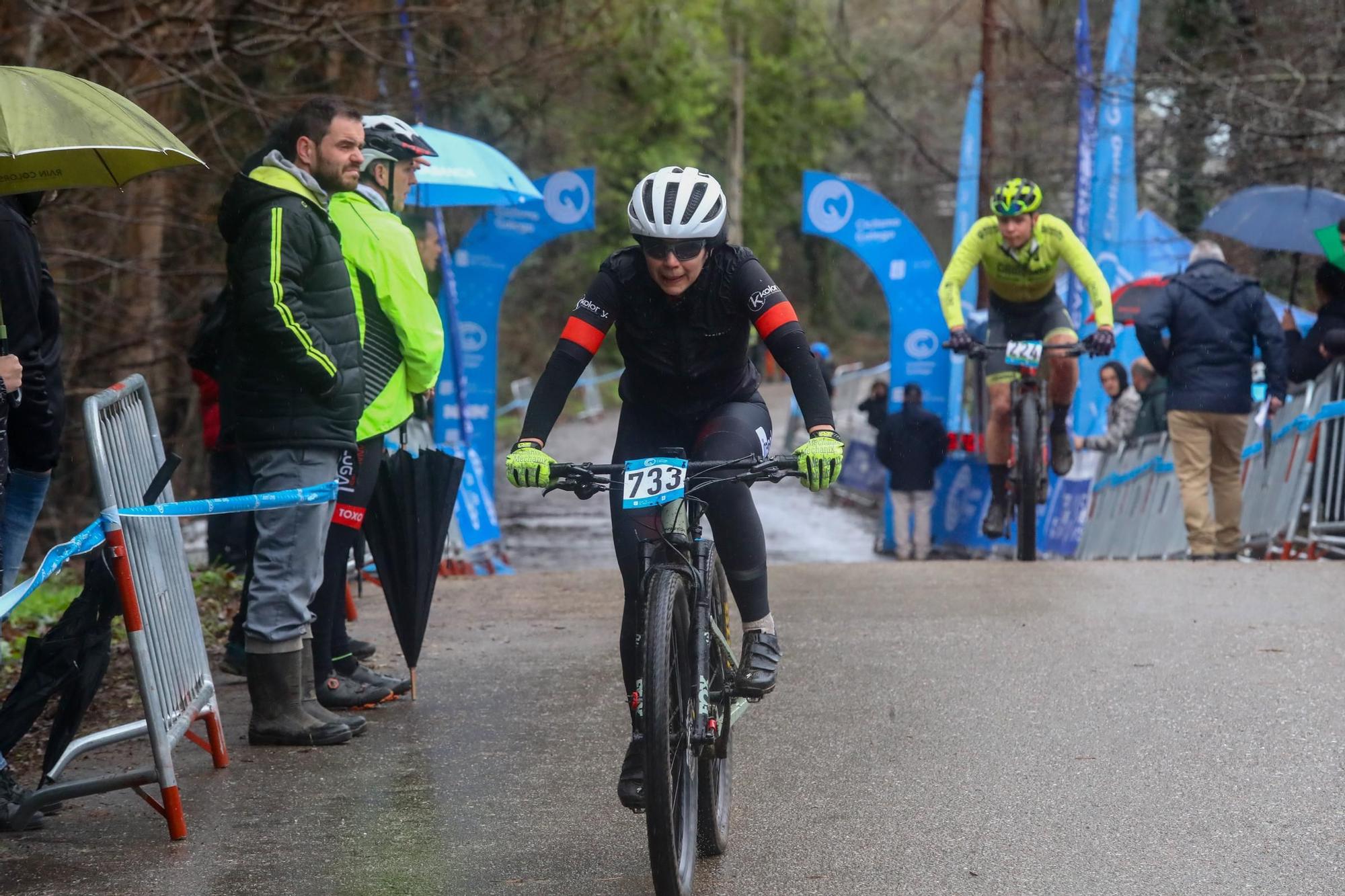 El monte Xiabre se convierte en el paraíso de la bicicleta de montaña