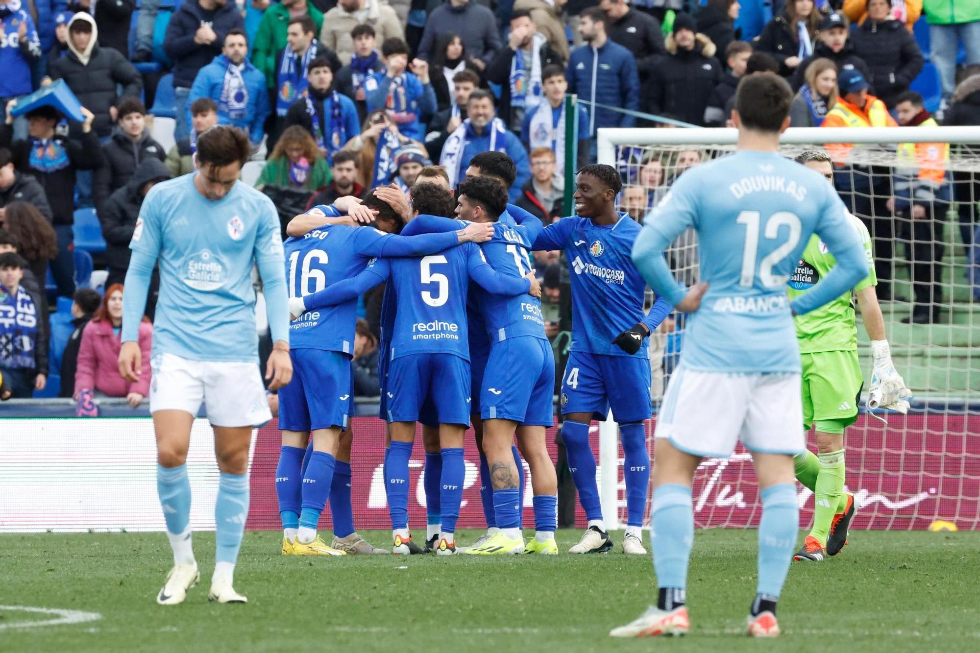 Las mejores imágenes del Getafe-Celta