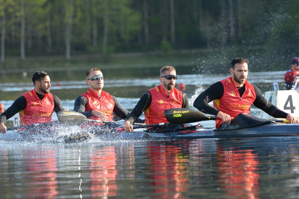 El K4 de Craviotto, Cooper, Germade y Arévalo es una opción clara de medalla para España.