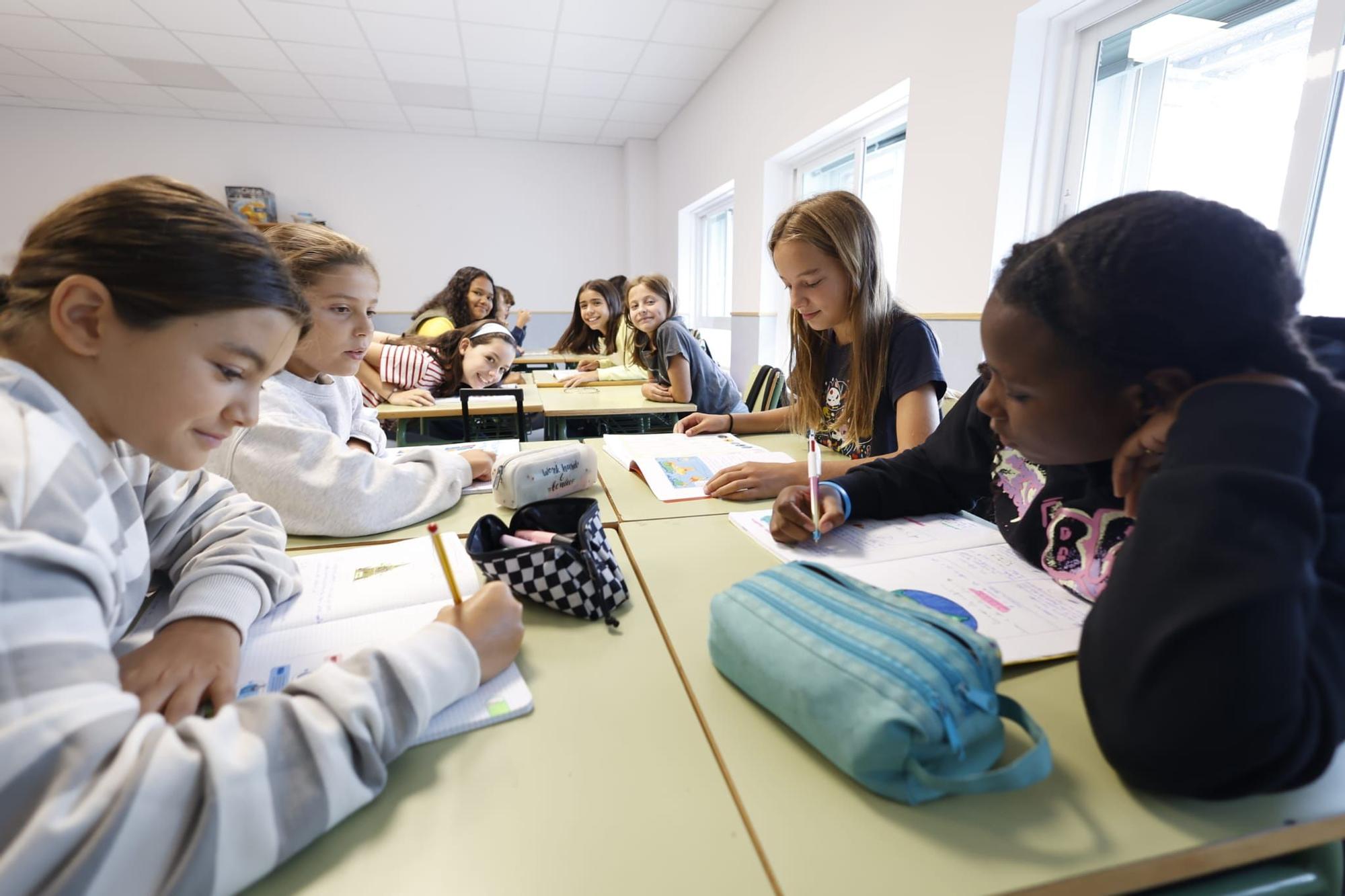 La vuelta al cole, en el centro de primaria Froebel