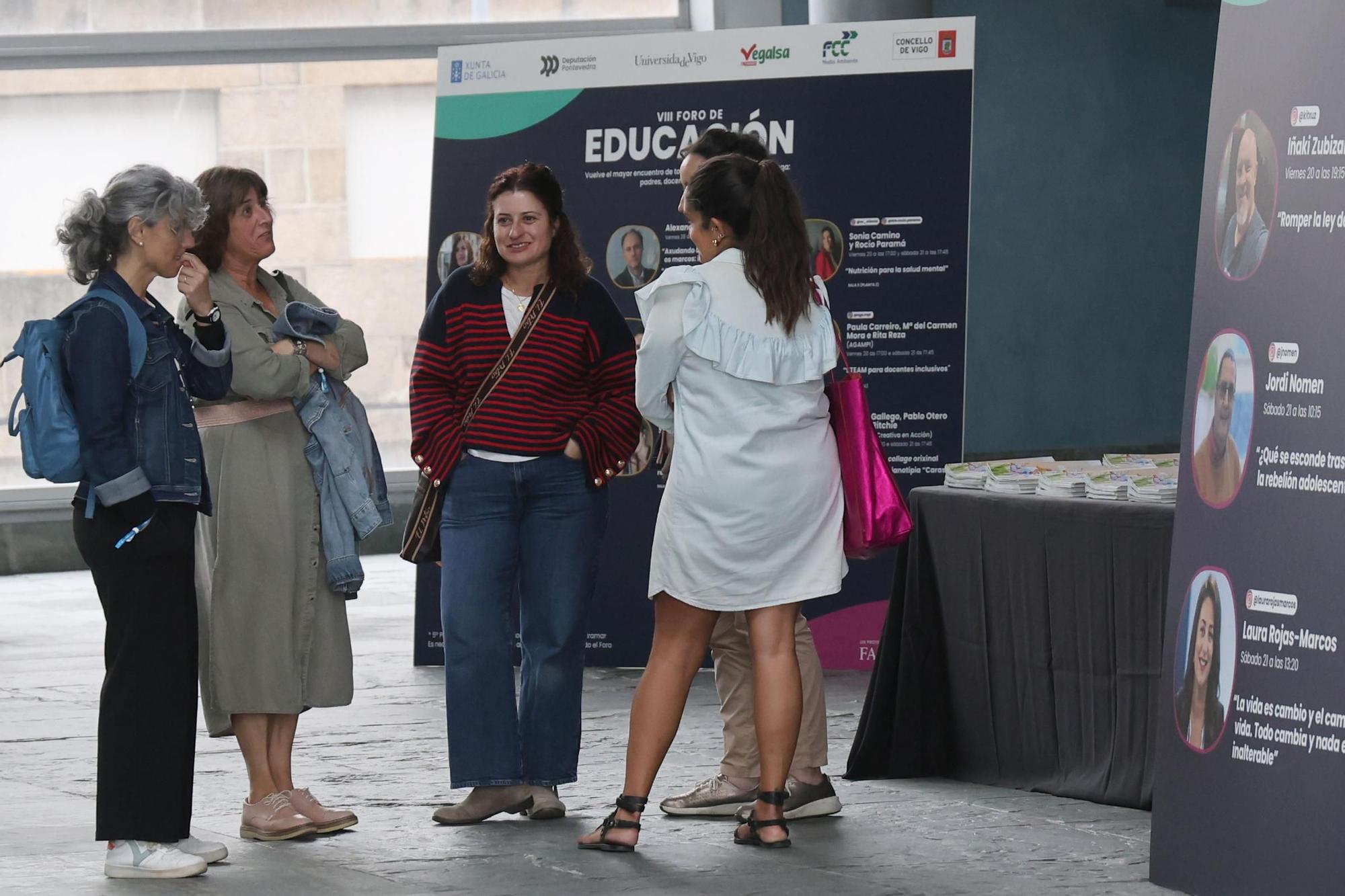 Imágenes que dejó la jornada inaugural del VIII Foro de Educación en Vigo