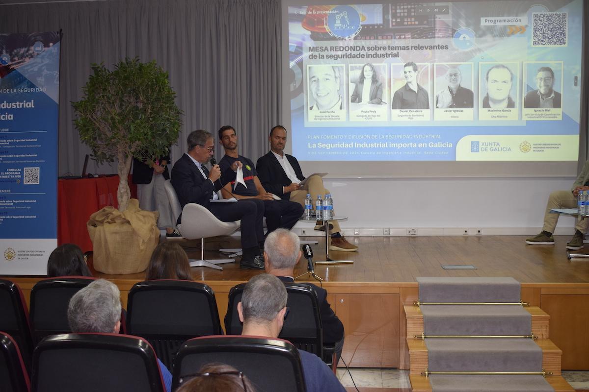 El COIIG inicia en Vigo un ciclo de charlas itinerante para concienciar sobre la importancia de la seguridad industrial.