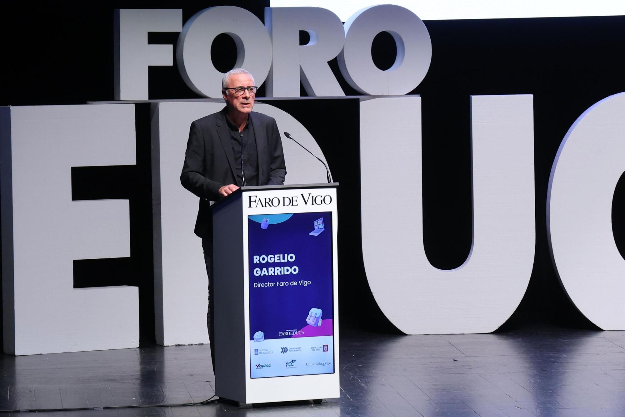 Imágenes que dejó la jornada inaugural del VIII Foro de Educación en Vigo