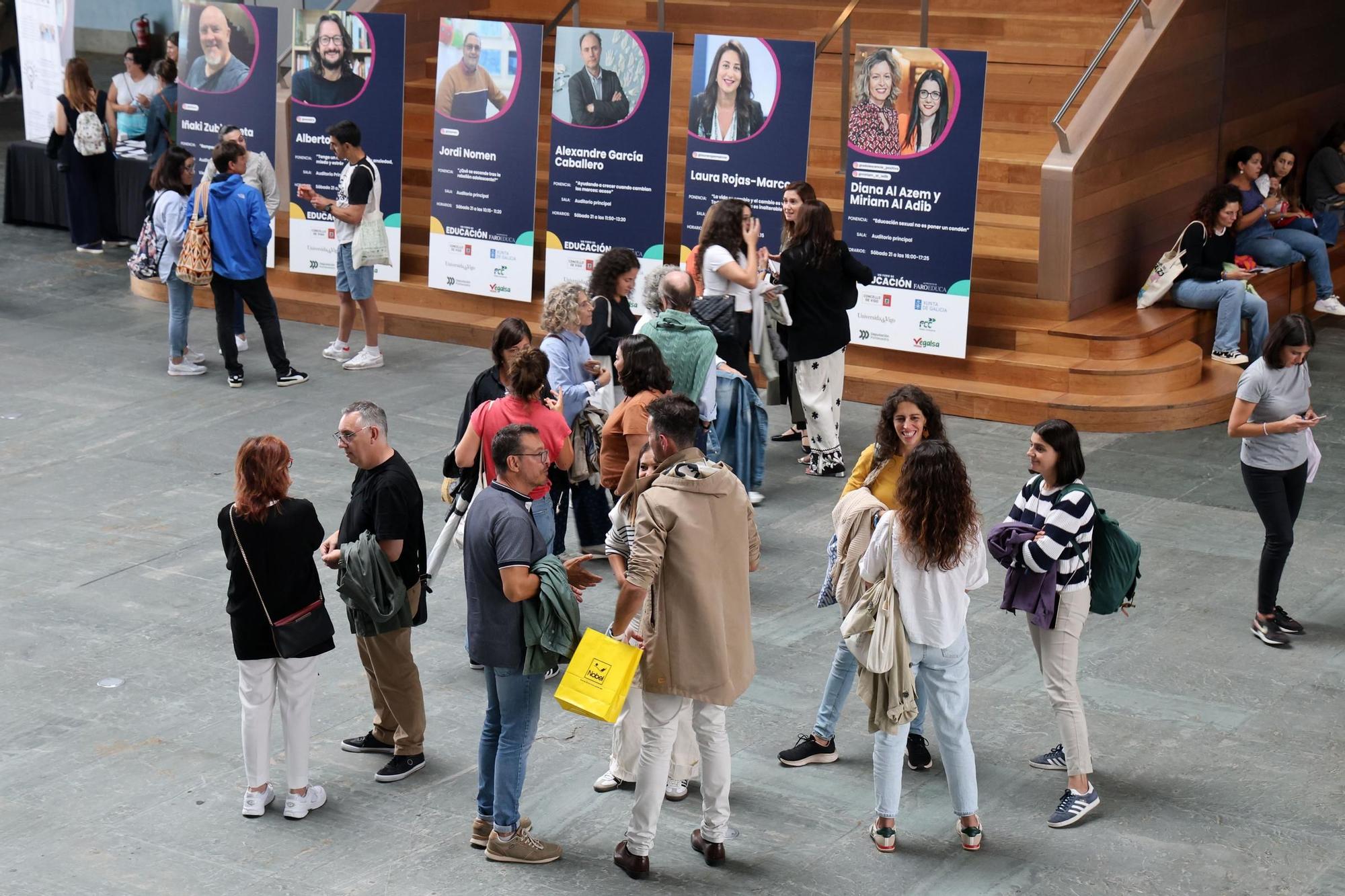 Imágenes que dejó la jornada inaugural del VIII Foro de Educación en Vigo