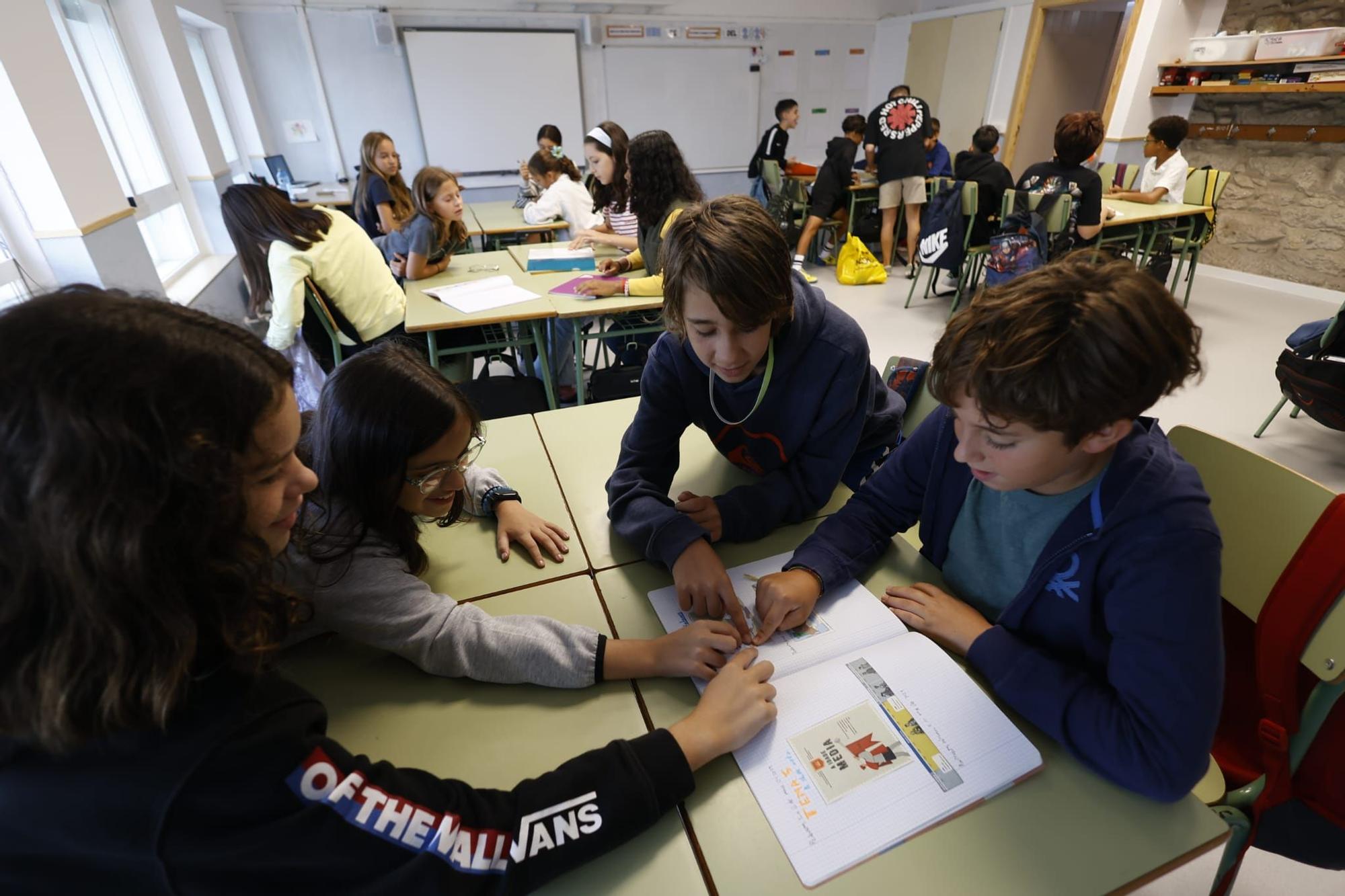 La vuelta al cole, en el centro de primaria Froebel