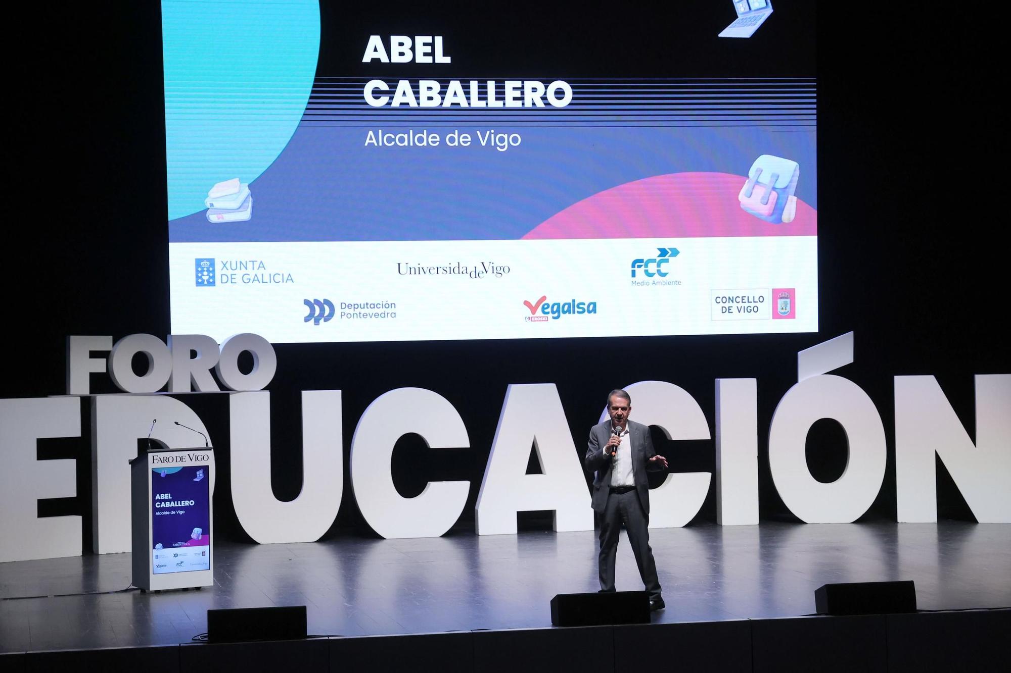 Imágenes que dejó la jornada inaugural del VIII Foro de Educación en Vigo