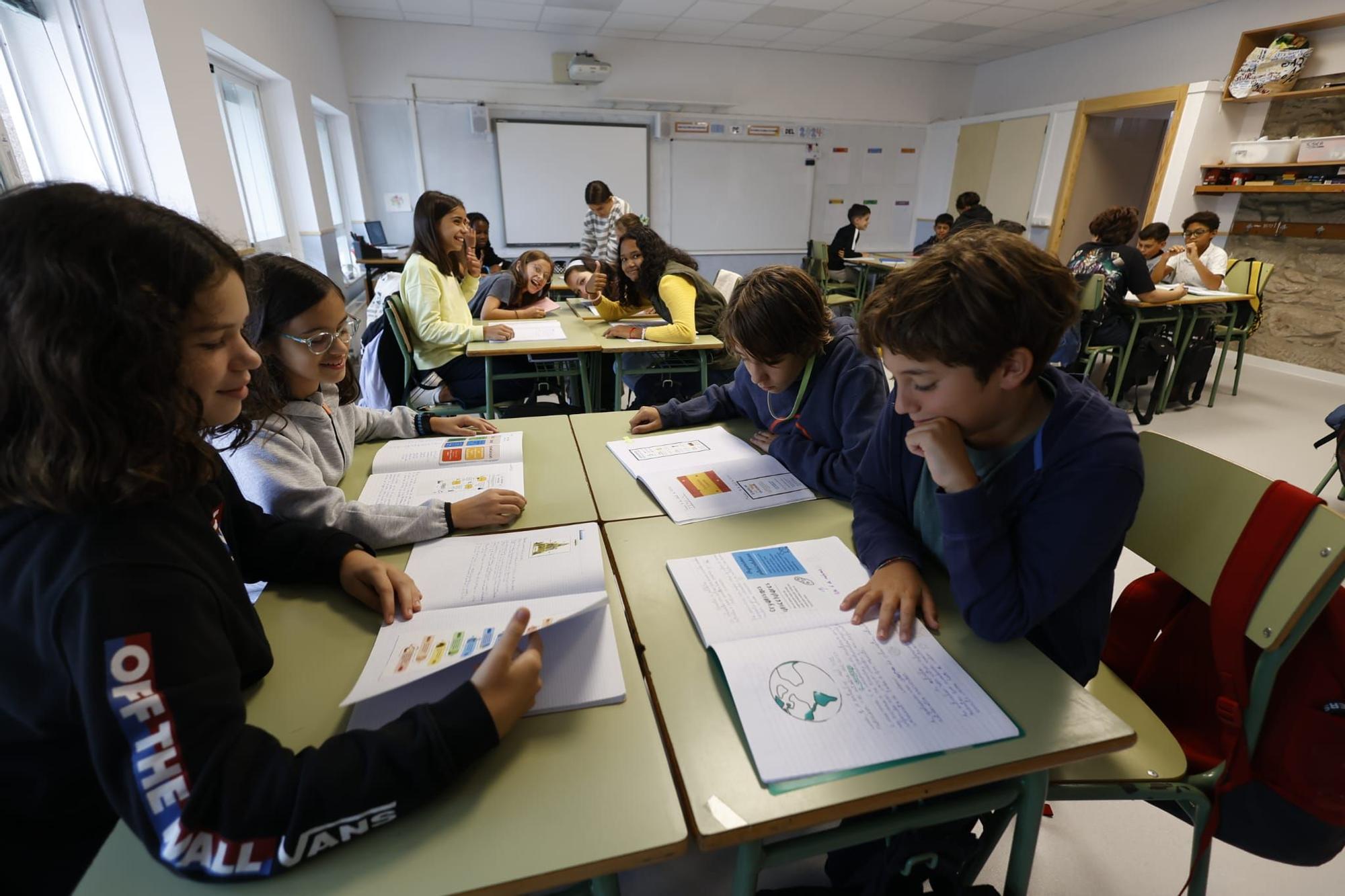 La vuelta al cole, en el centro de primaria Froebel