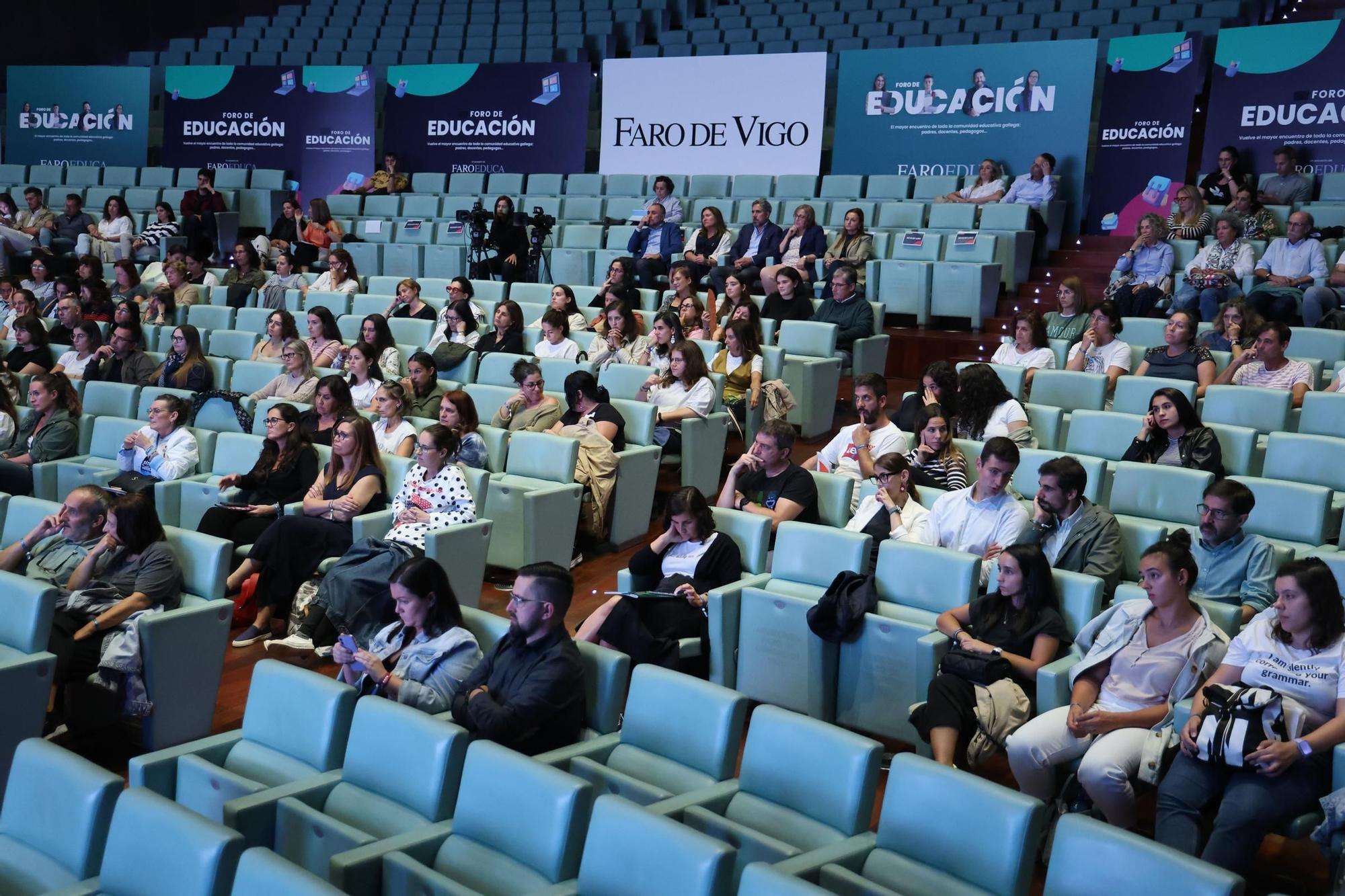 Imágenes que dejó la jornada inaugural del VIII Foro de Educación en Vigo