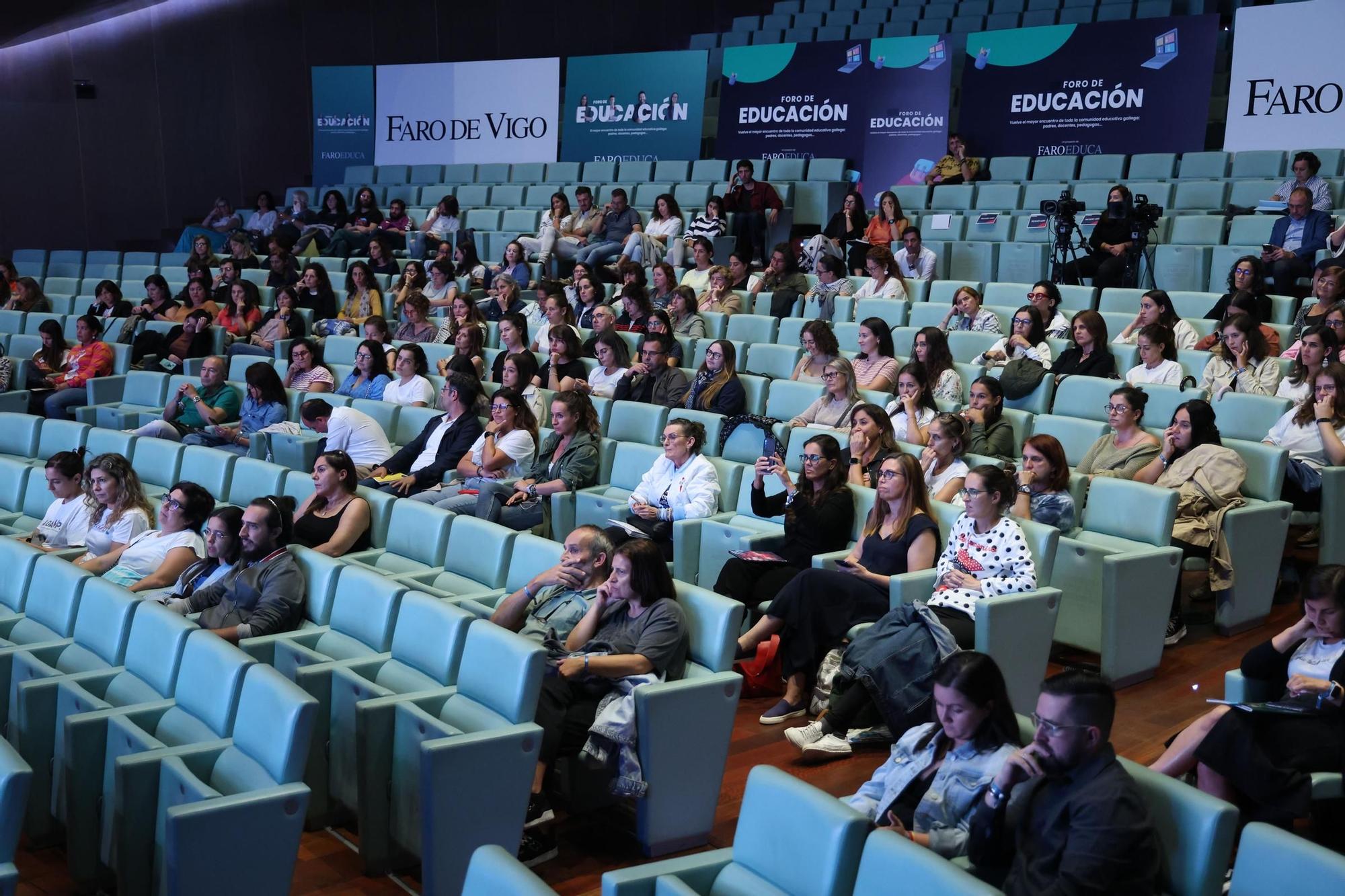 Imágenes que dejó la jornada inaugural del VIII Foro de Educación en Vigo