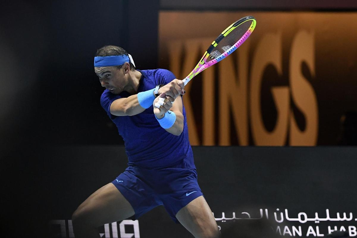 Rafael Nadal, en el Six Kings Slam.