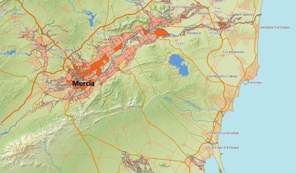 Murcia, una de las ciudades más afectadas