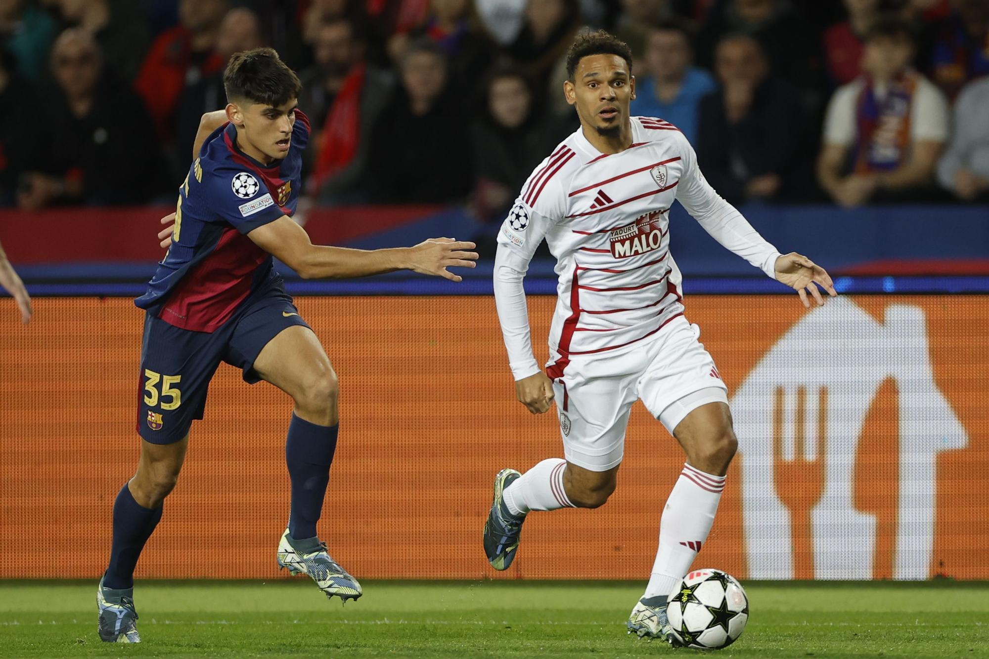 Champions League: FC Barcelona - Brest, en imágenes.