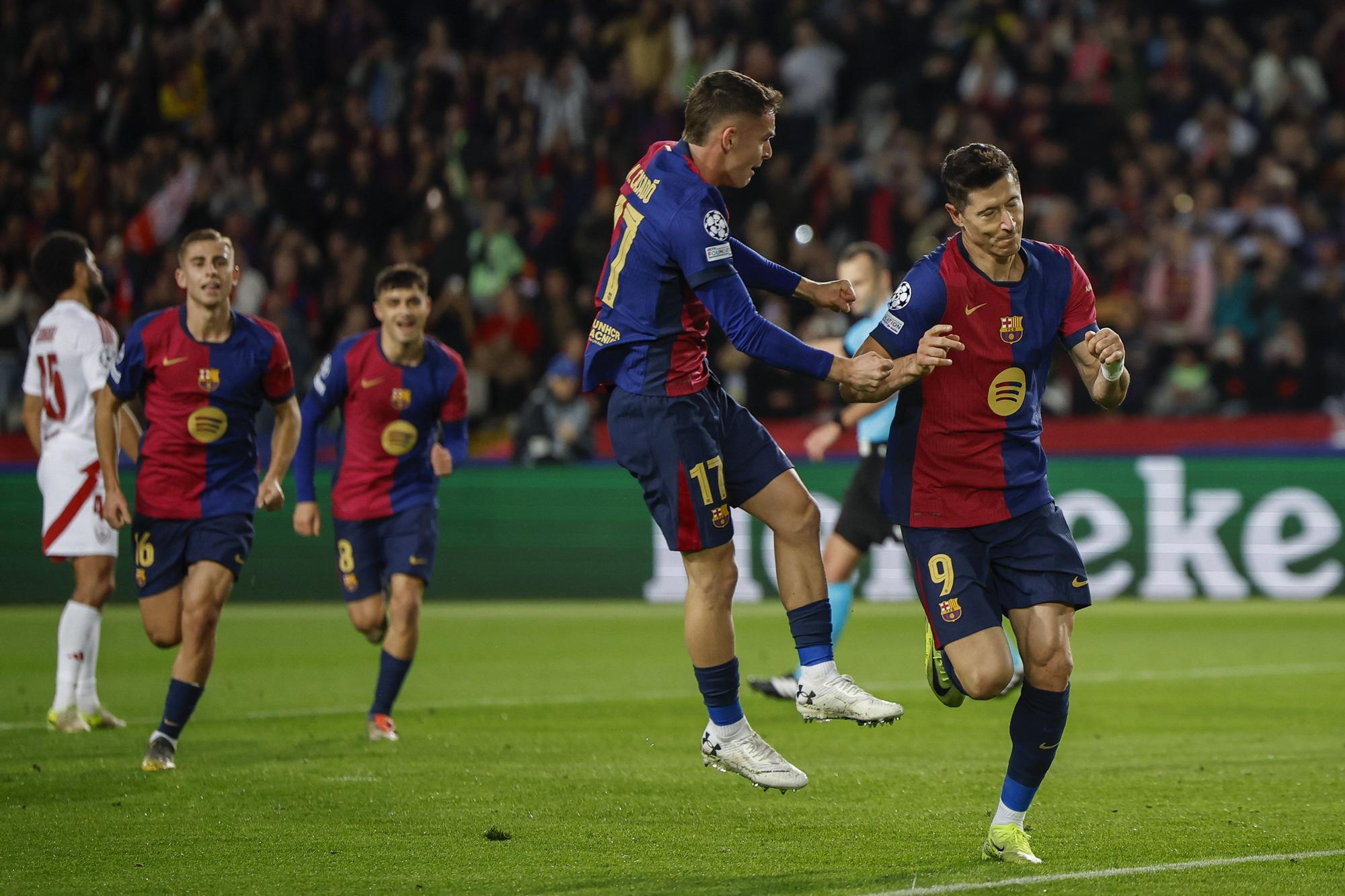 Champions League: FC Barcelona - Brest, en imágenes.