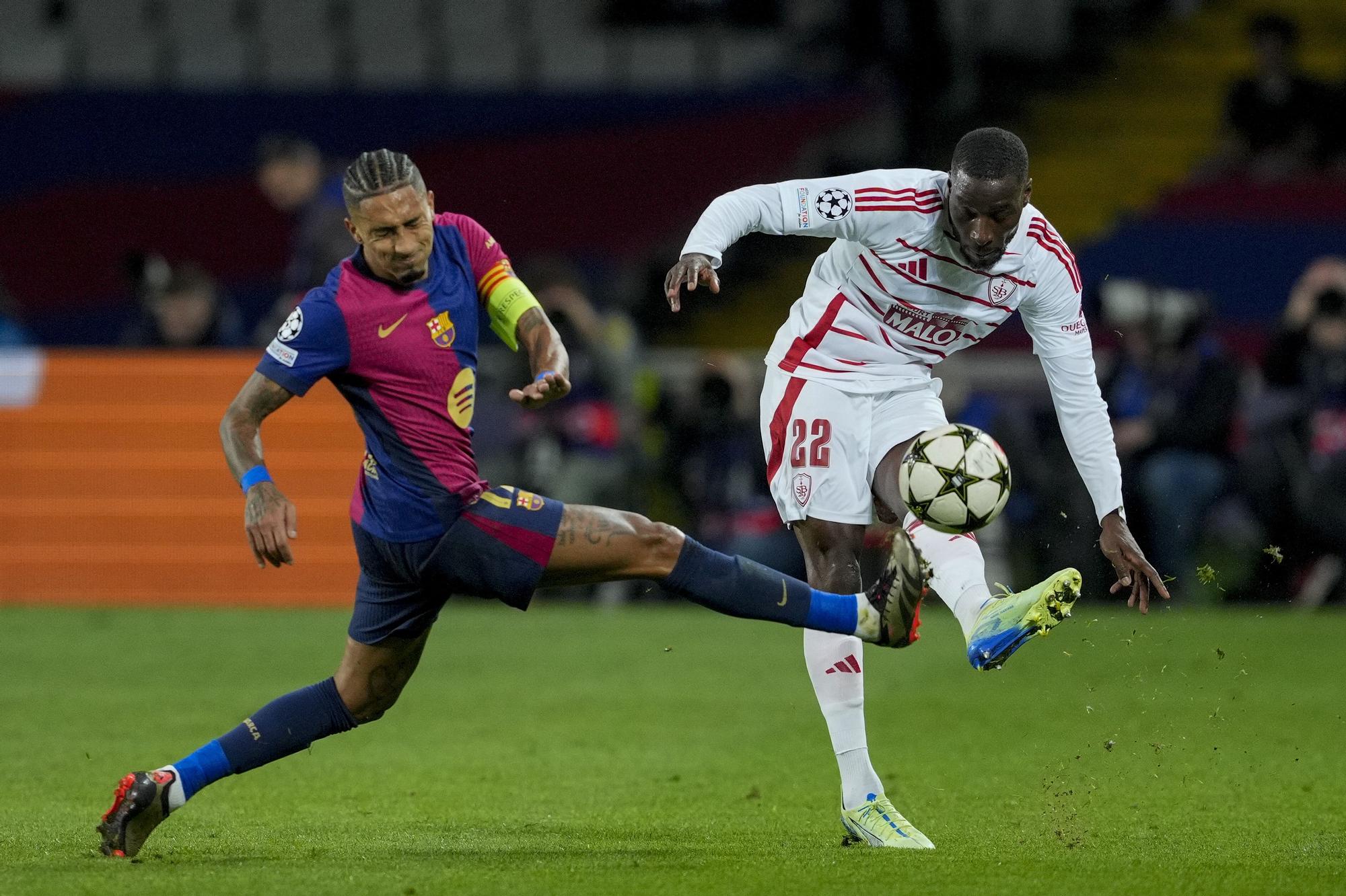 Champions League: FC Barcelona - Brest, en imágenes.