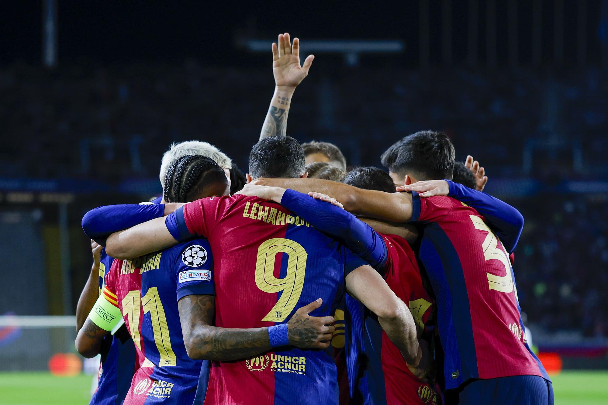 Champions League: FC Barcelona - Brest, en imágenes.