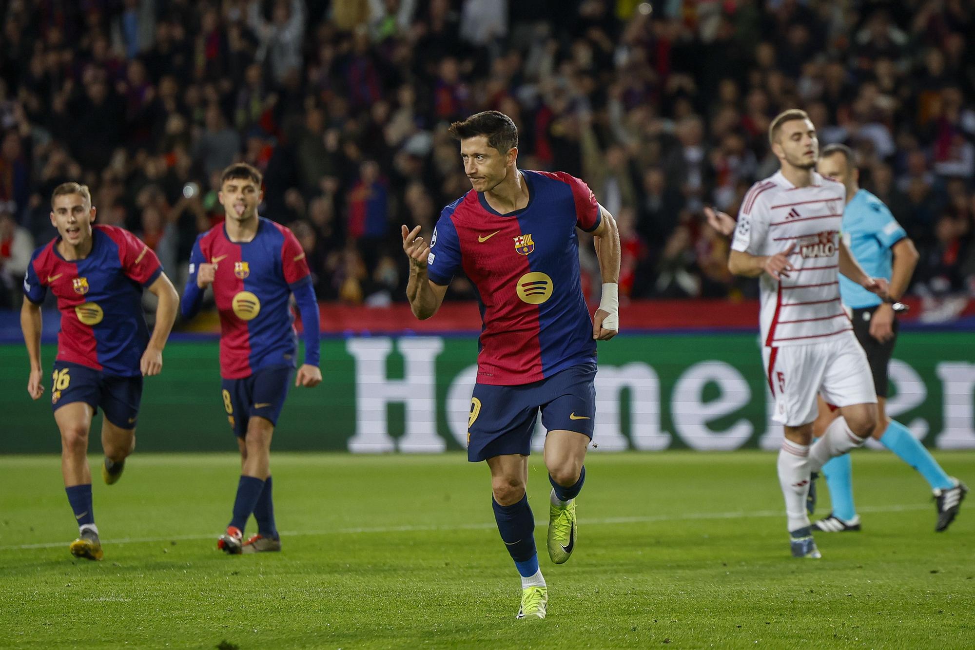 Champions League: FC Barcelona - Brest, en imágenes.