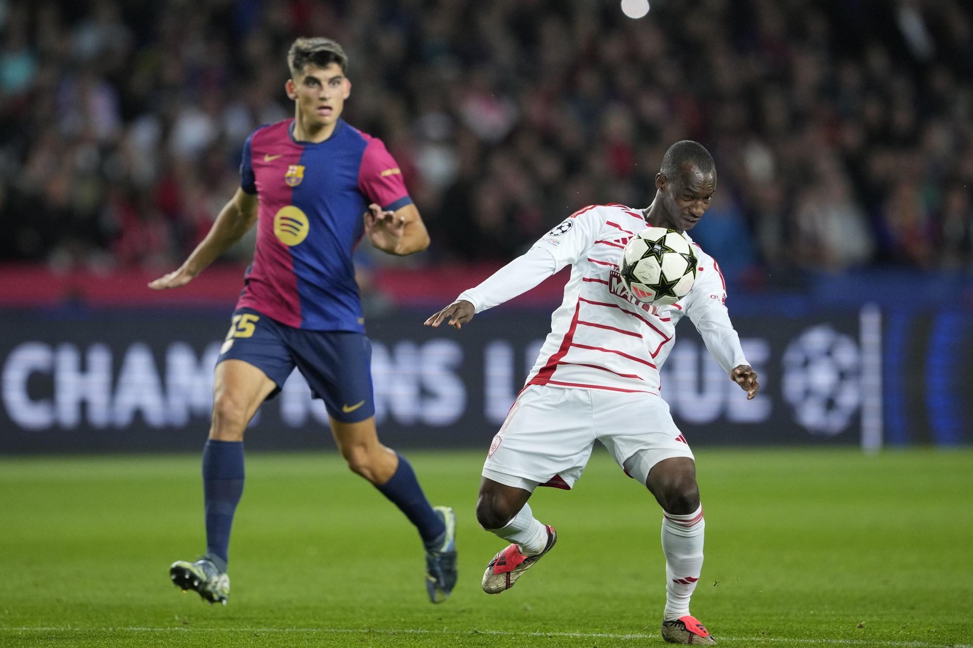 Champions League: FC Barcelona - Brest, en imágenes.