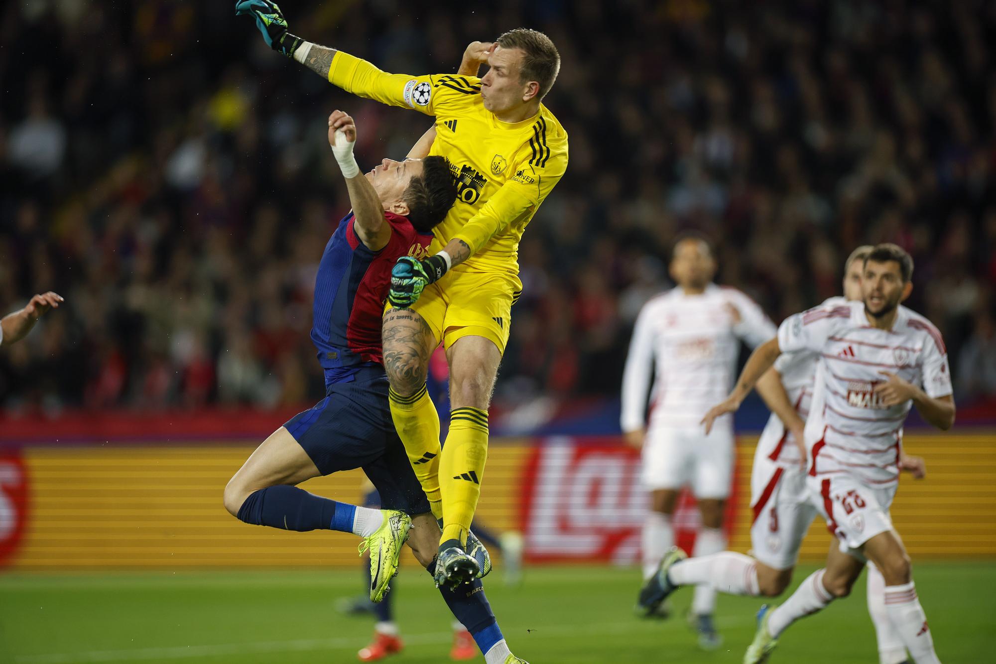 Champions League: FC Barcelona - Brest, en imágenes.